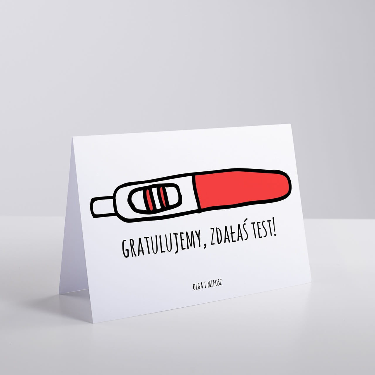 Kartka z gratulacjami - powiadomienie o ciąży kartka z okazji narodzin dziecka kartka gratulacje
