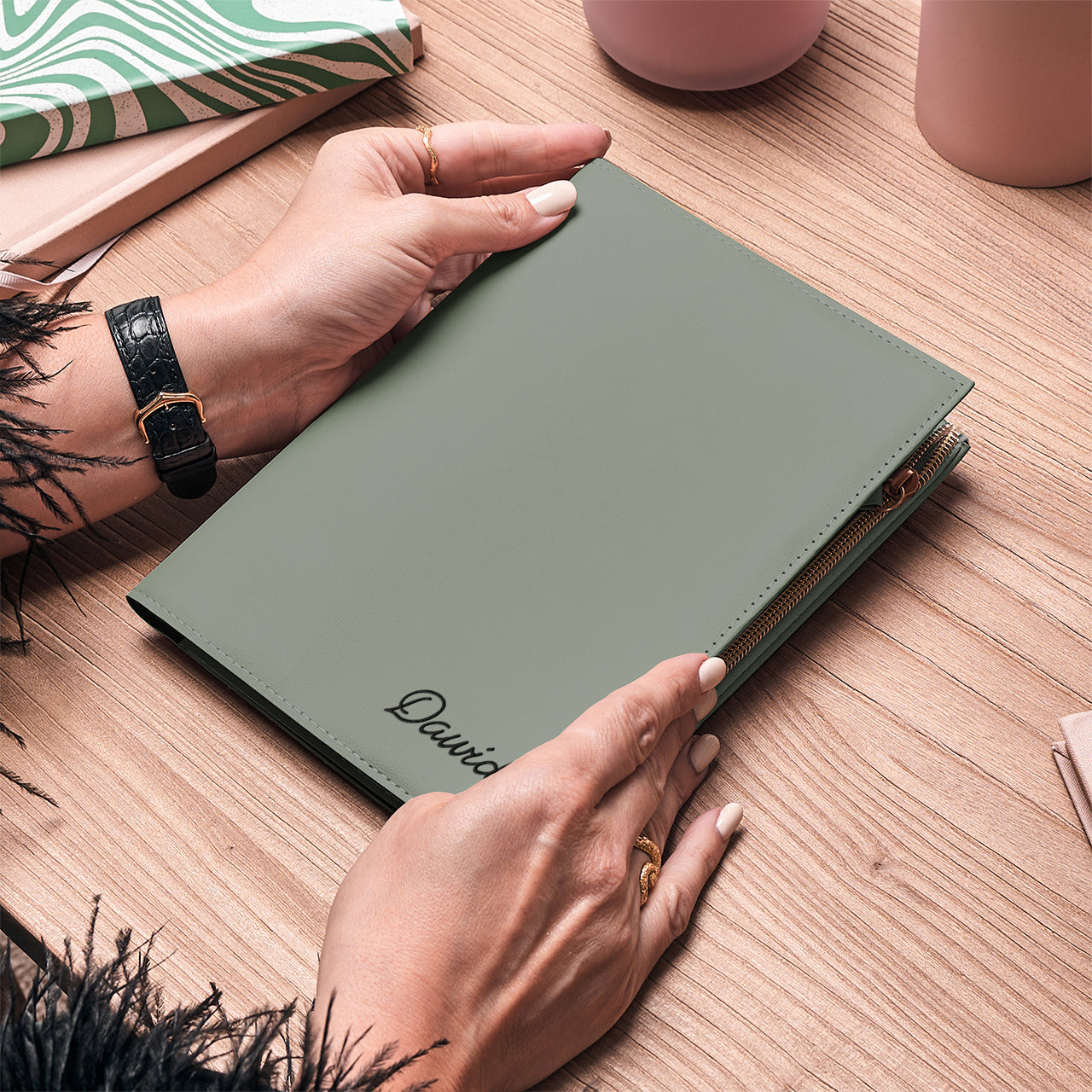 Imienny notes - prezent dla znajomego notes z imieniem elegancki notes