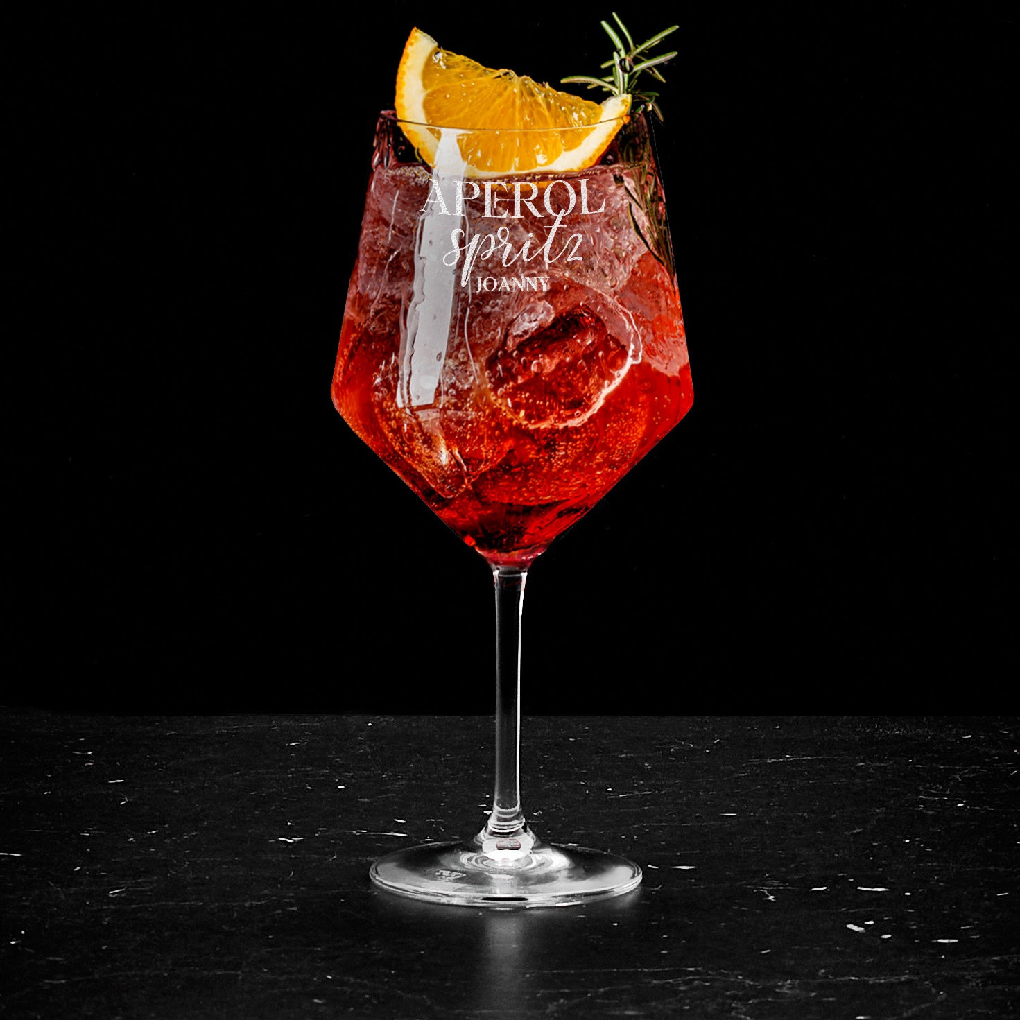 Grawerowany kieliszek do Aperol Spritz prezent dla kobiety
