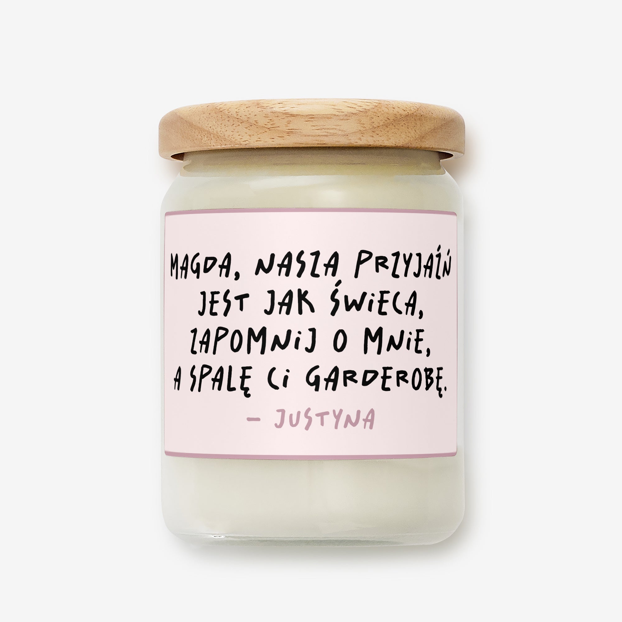 Śmieszna świeca dla modnisi - spalę Ci garderobę