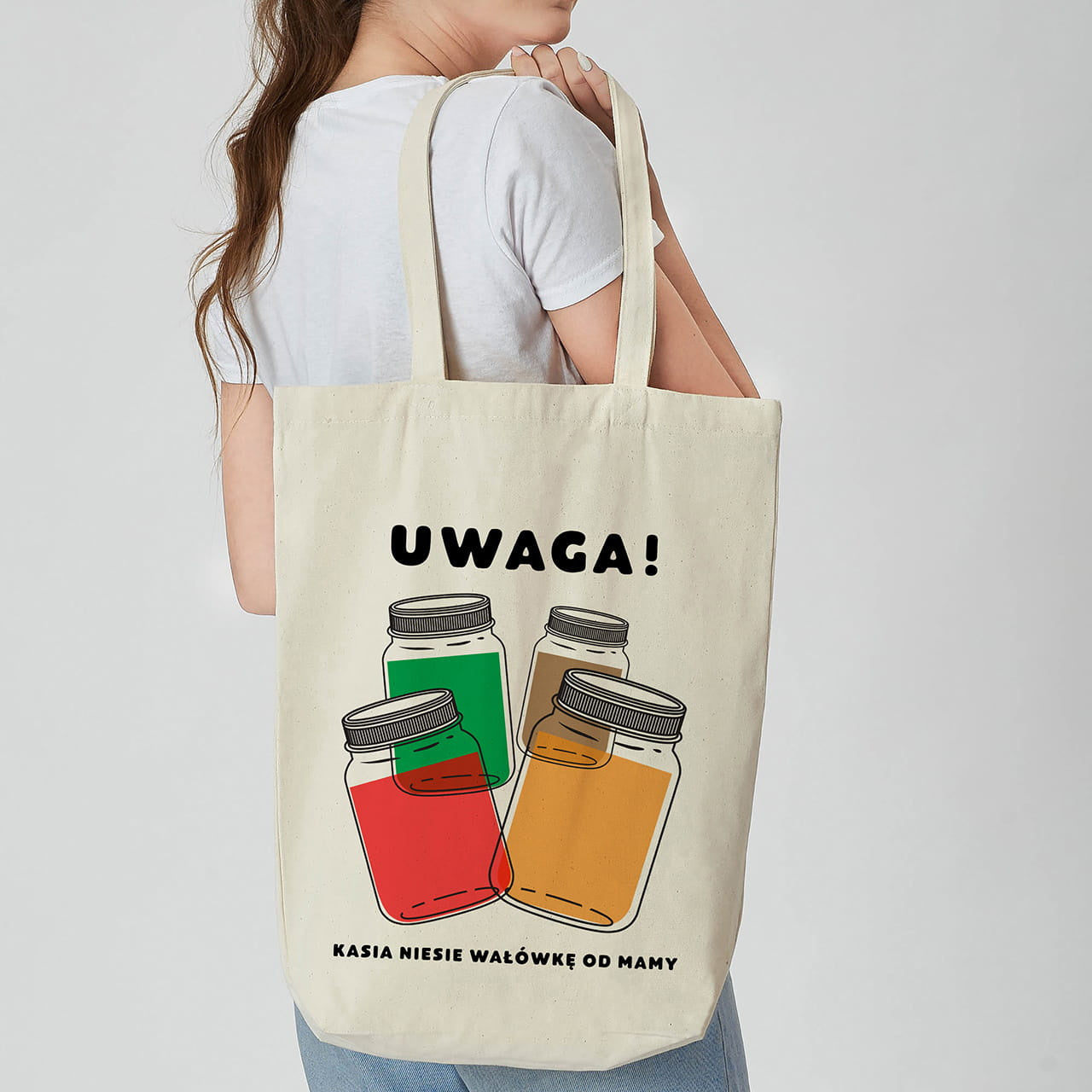 Śmieszna torba na prezent dla studentki