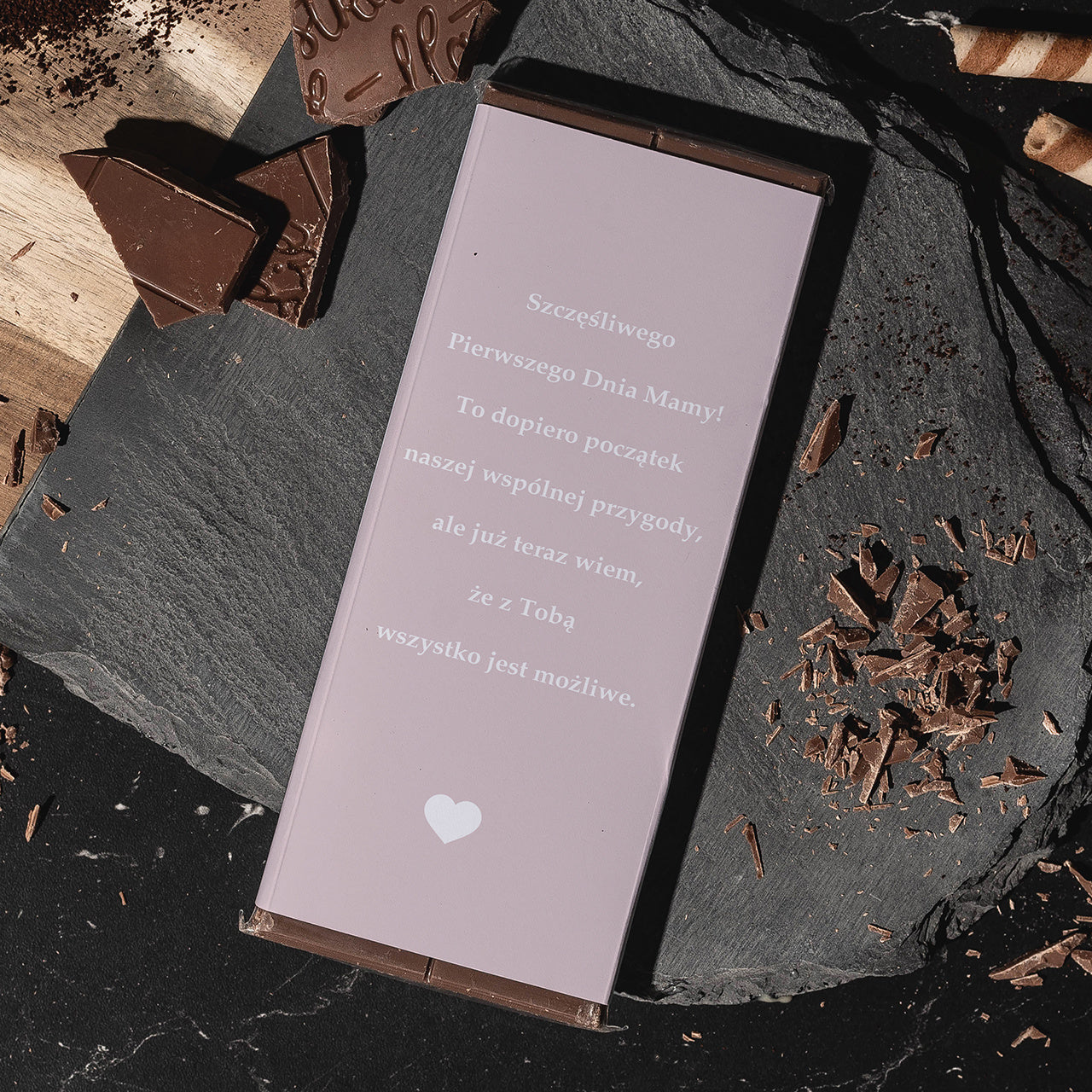 Personalizowana czekolada na Pierwszy Dzień Mamy