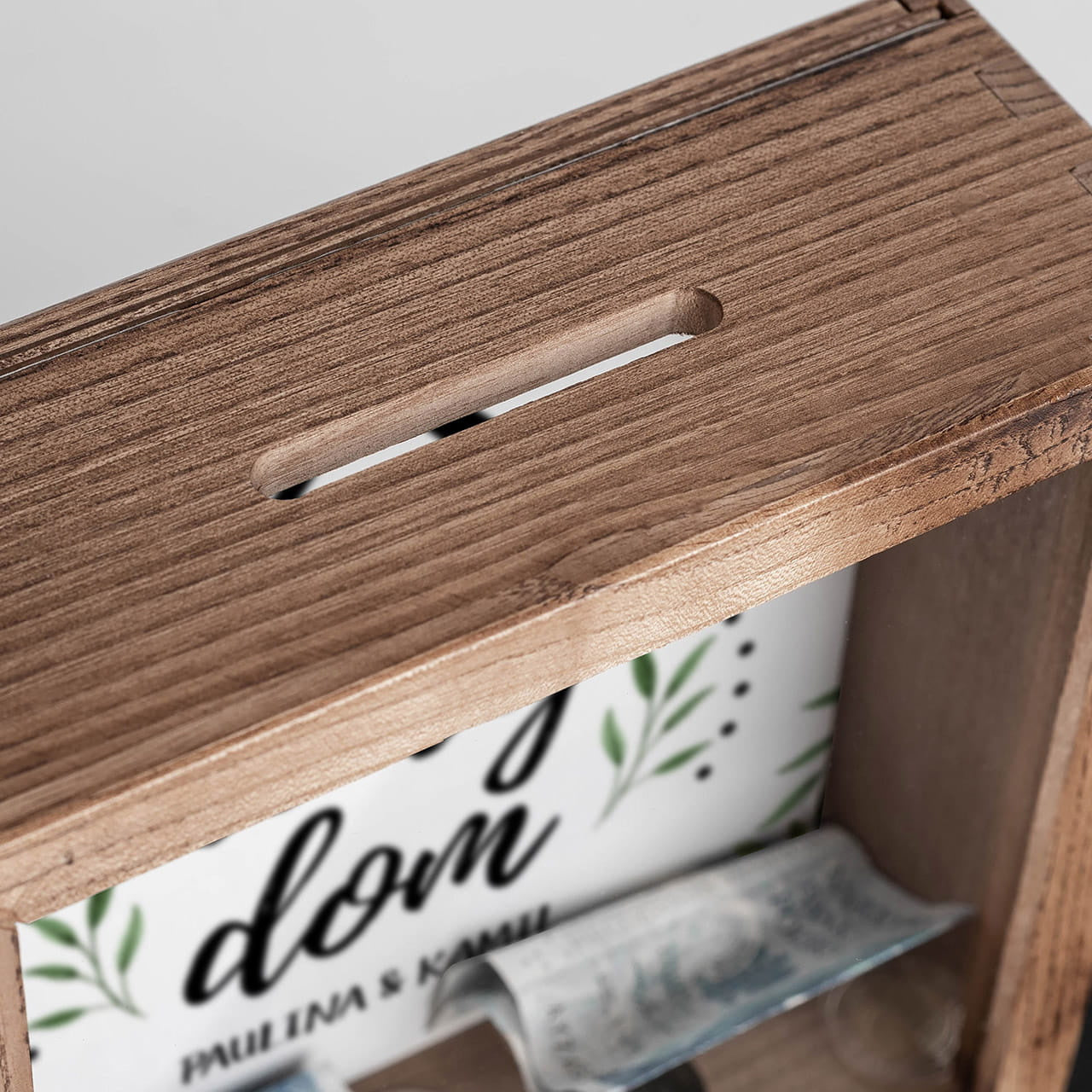 Personalizowana skarbonka na dom - prezent dla pary skarbonka na prezent prezent dla nowożeńców