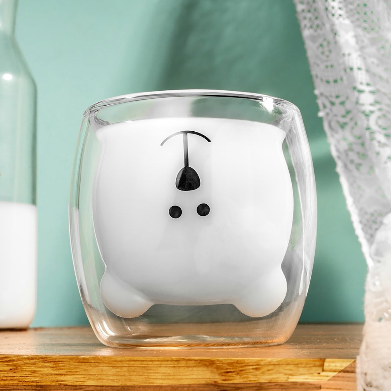 Szklanka termiczna - miś