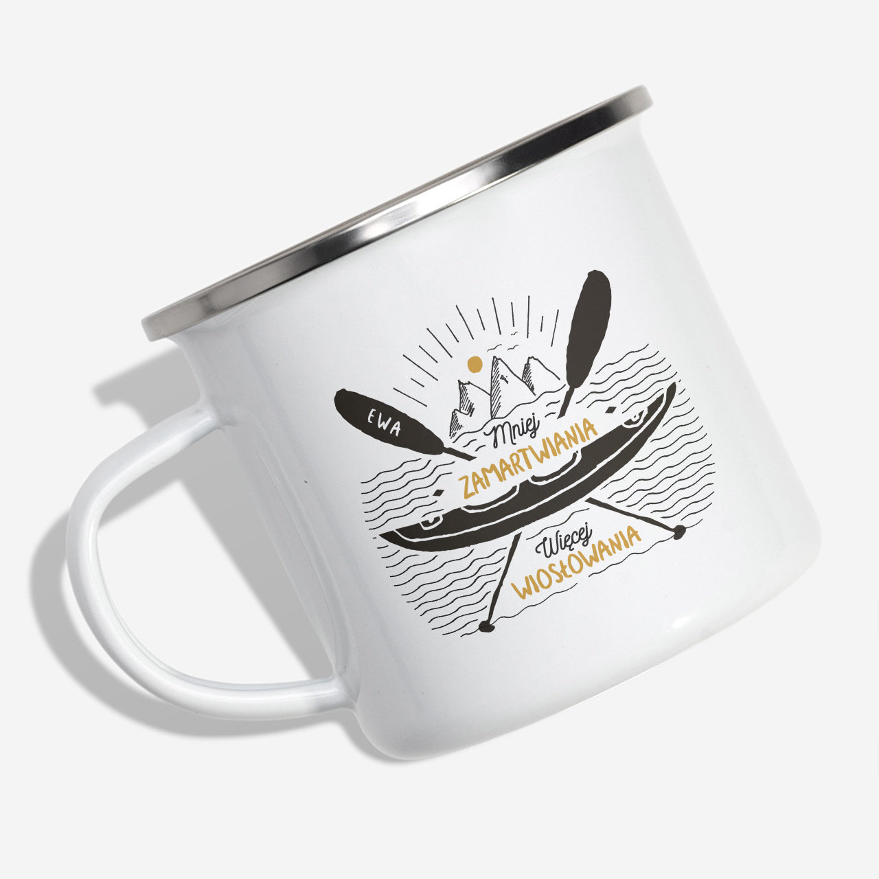 Personalizowany kubek- prezent dla kajakarza