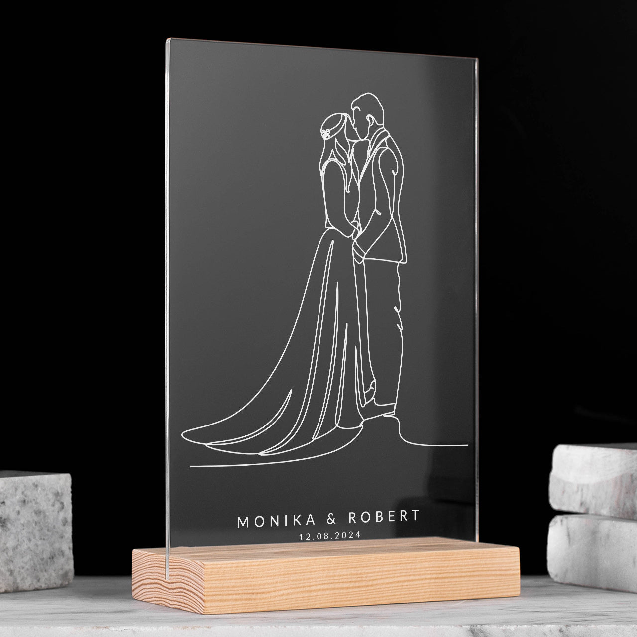 Statuetka ślubna - Para Młoda
