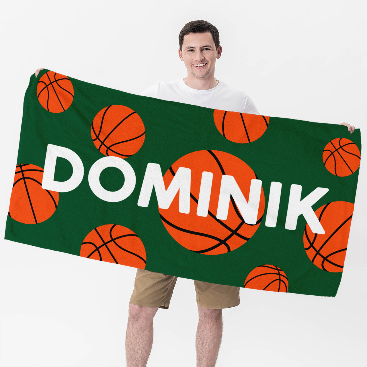 Personalizowany ręcznik- prezent dla koszykarza