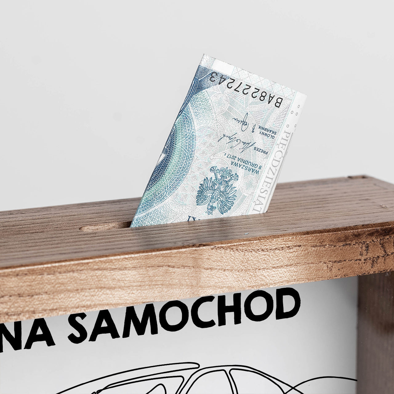 Skarbonka na samochód - Zbieram na samochód