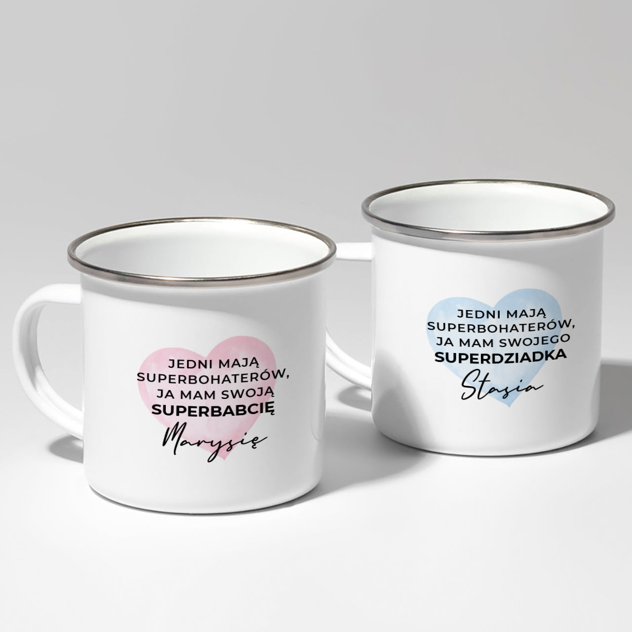 Personalizowane kubki na Dzień Babci i Dziadka prezent na Dzień Babci i Dziadka kubki dla babci i dziadka