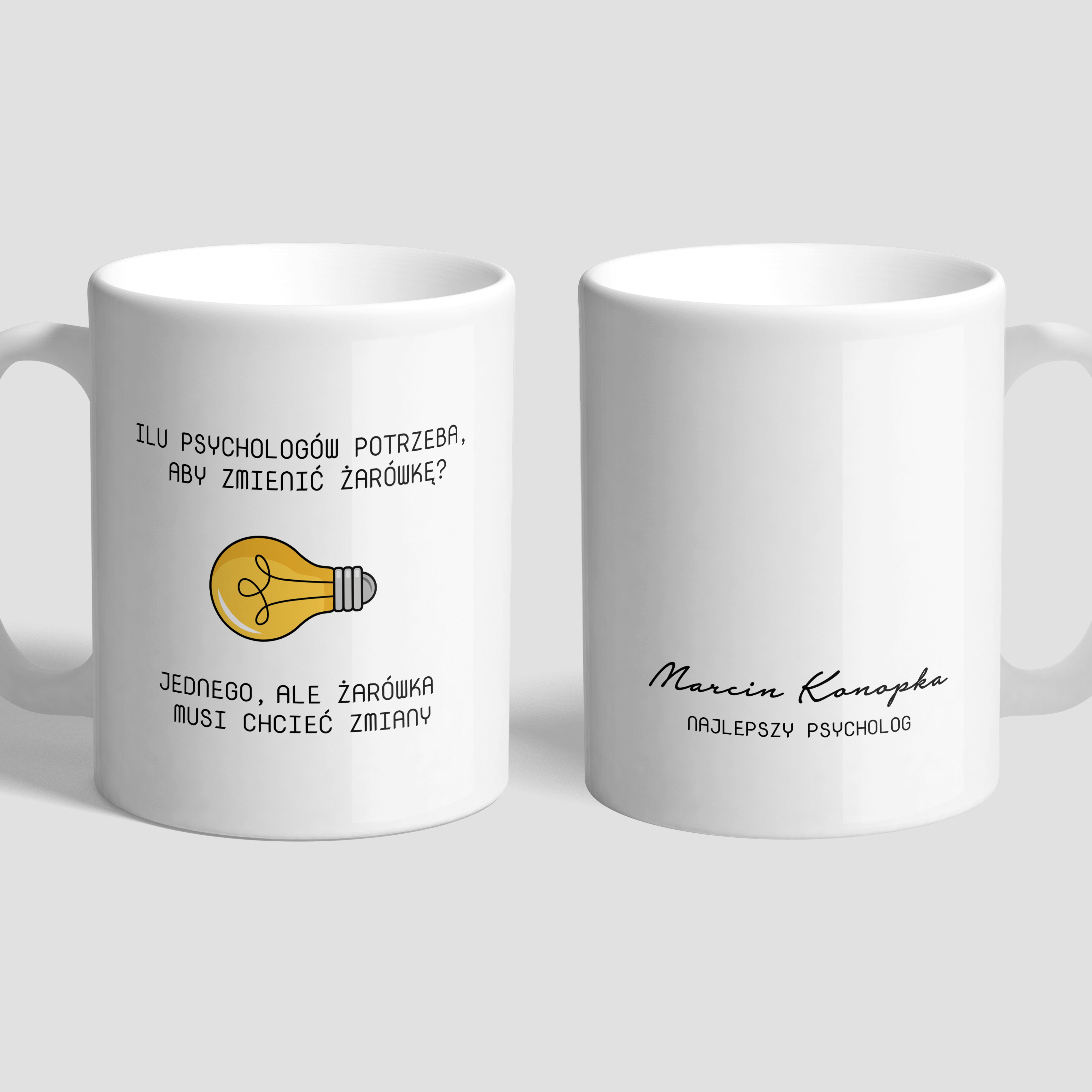 Personalizowany kubek dla psychologa