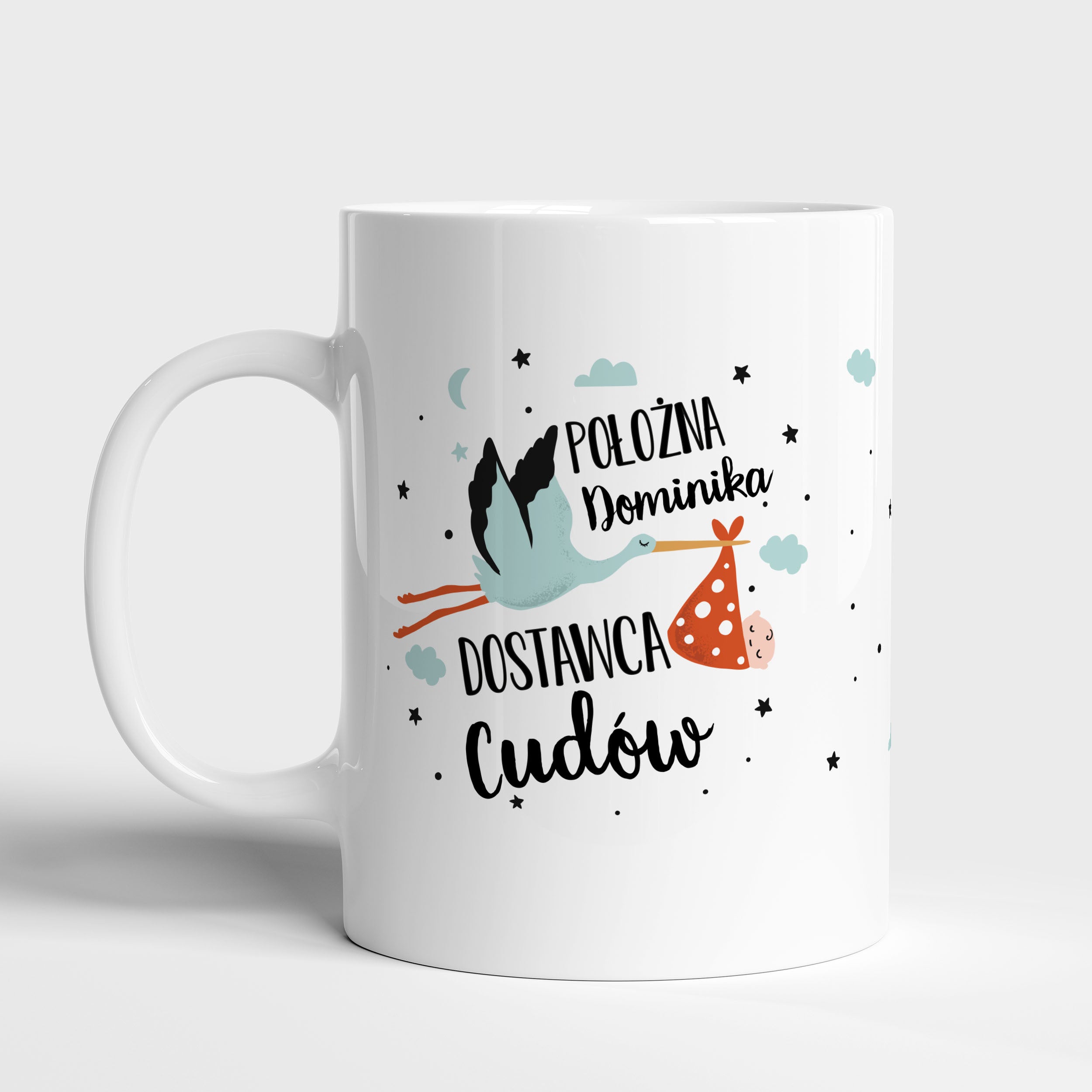 Kubek dla położnej personalizowany kubek prezent dla położnej podziękowanie dla położnej