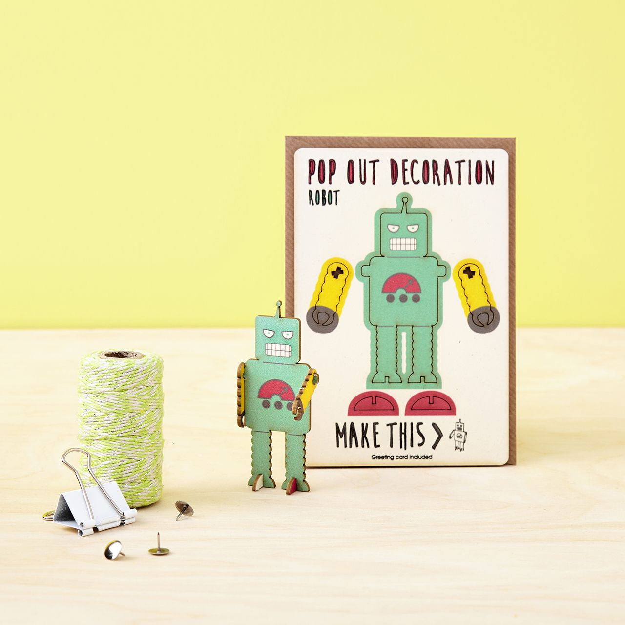 Kartka na urodziny dziecka Robot kartka z robotem