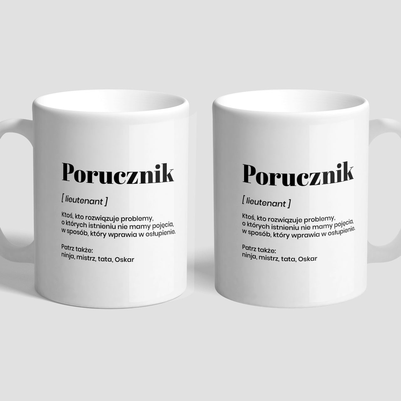 Personalizowany Kubek Porucznik