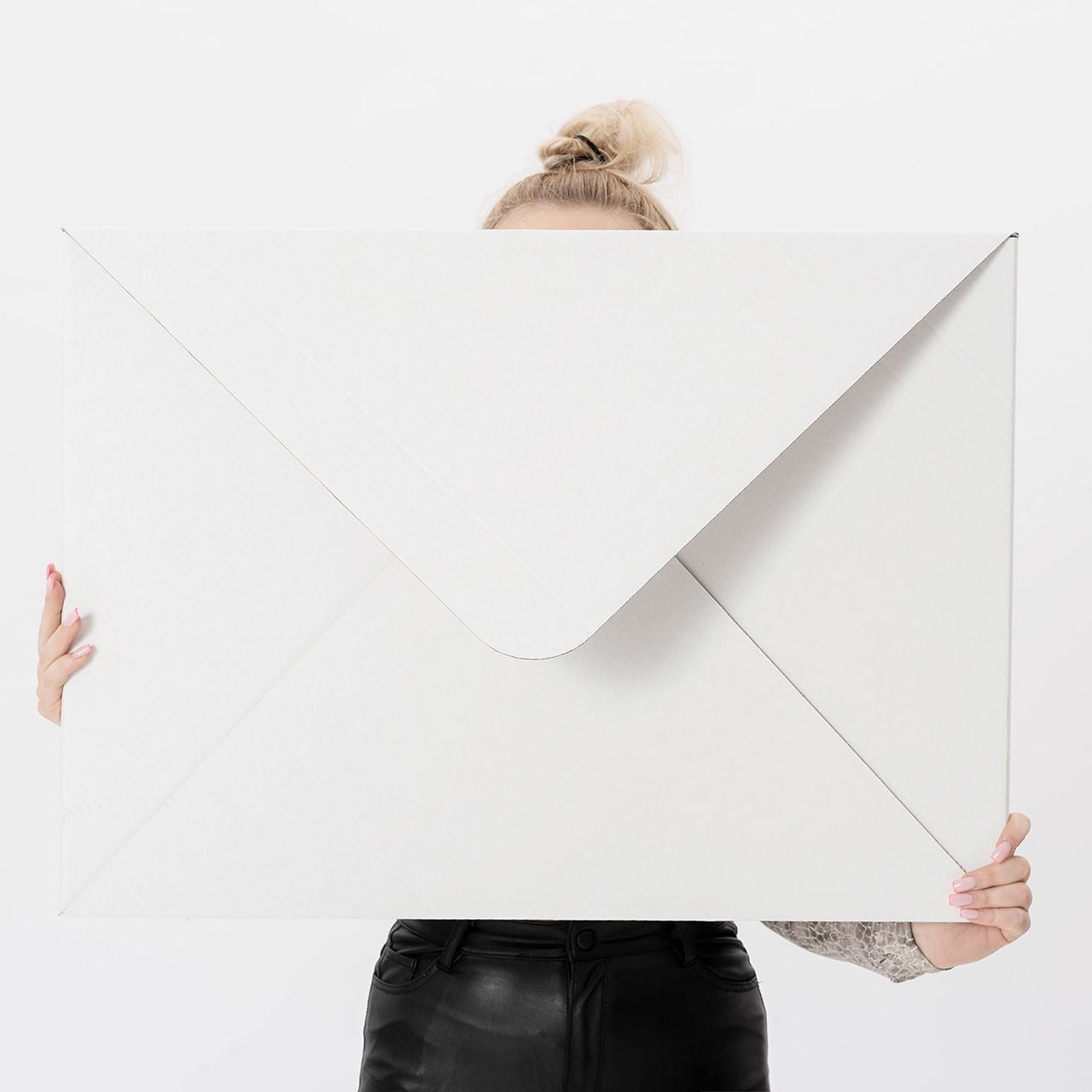 Duża personalizowana kartka - statuetka