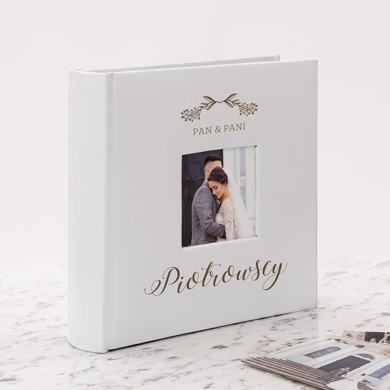 Elegancki album ślubny - prezent ślubny dla młodej pary album na zdjęcia prezent na ślub prezent dla pary młodej
