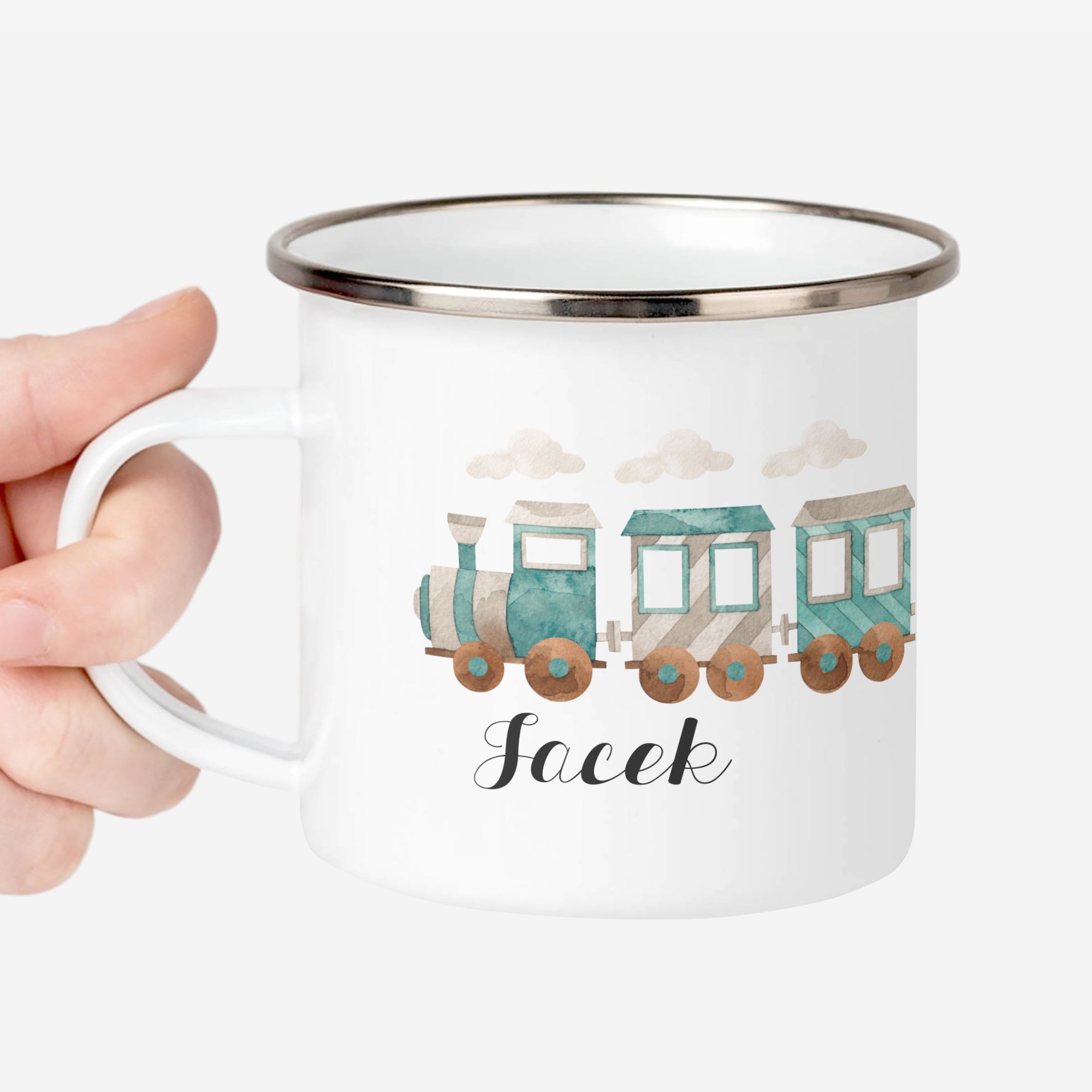 Personalizowany kubek dla dziecka - lokomotywa