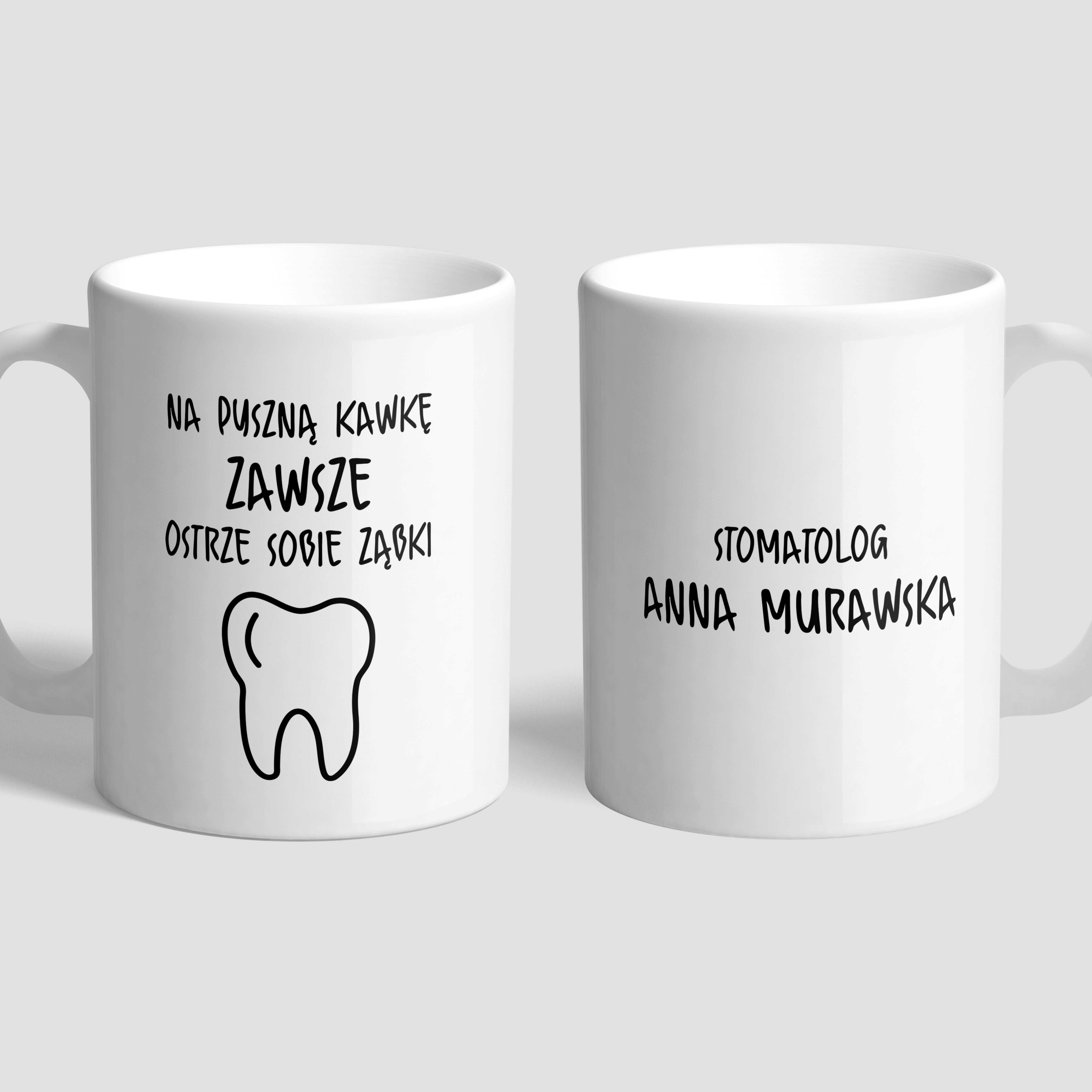 Personalizowany kubek dla dentysty