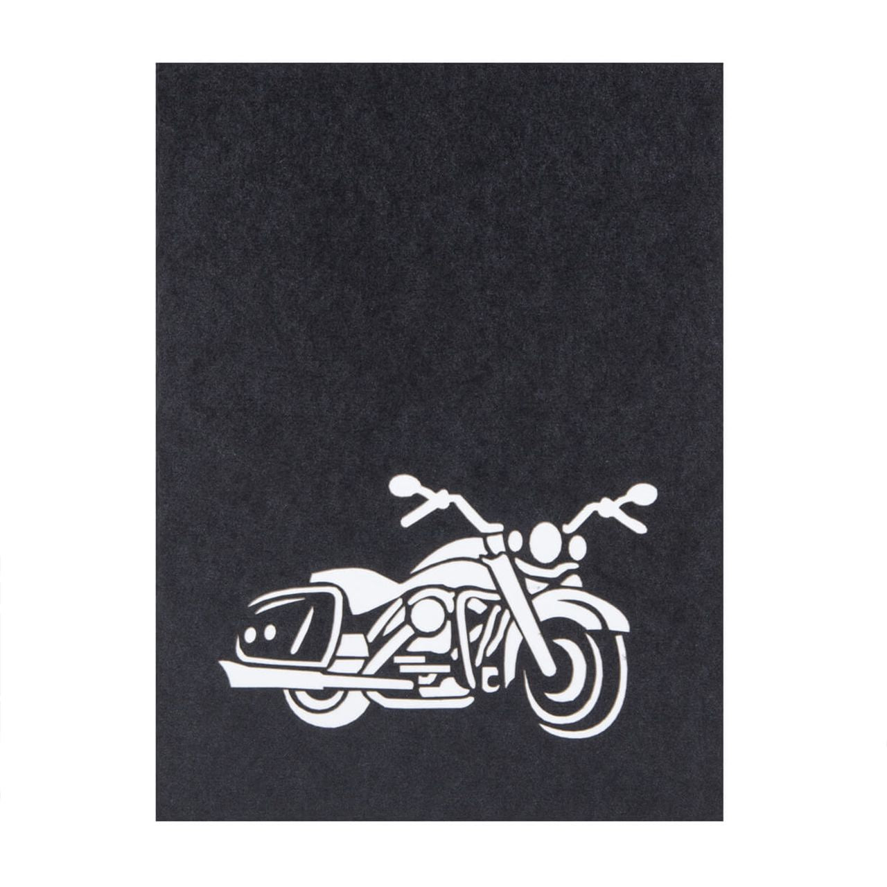 Kartka dla motocyklisty Pop Up kartka urodzinowa dla motocyklisty