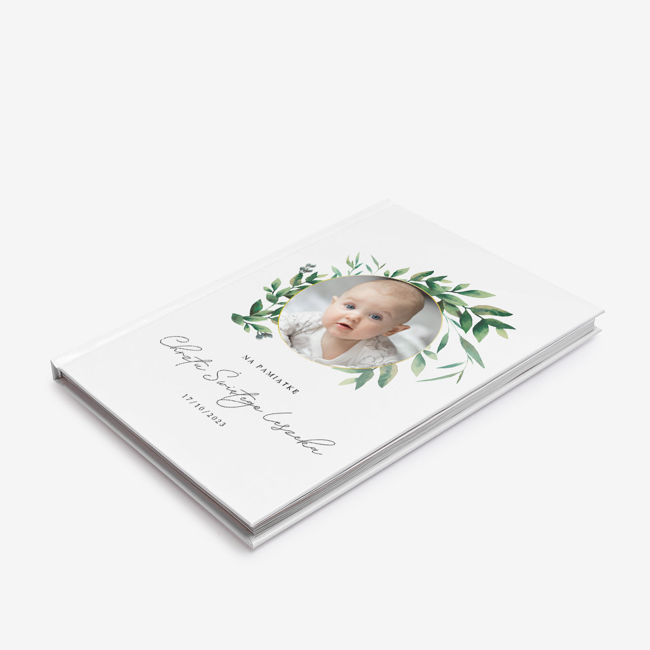 Biblia ze zdjęciem na pamiątkę Chrztu Świętego biblia na chrzest prezent na chrzest