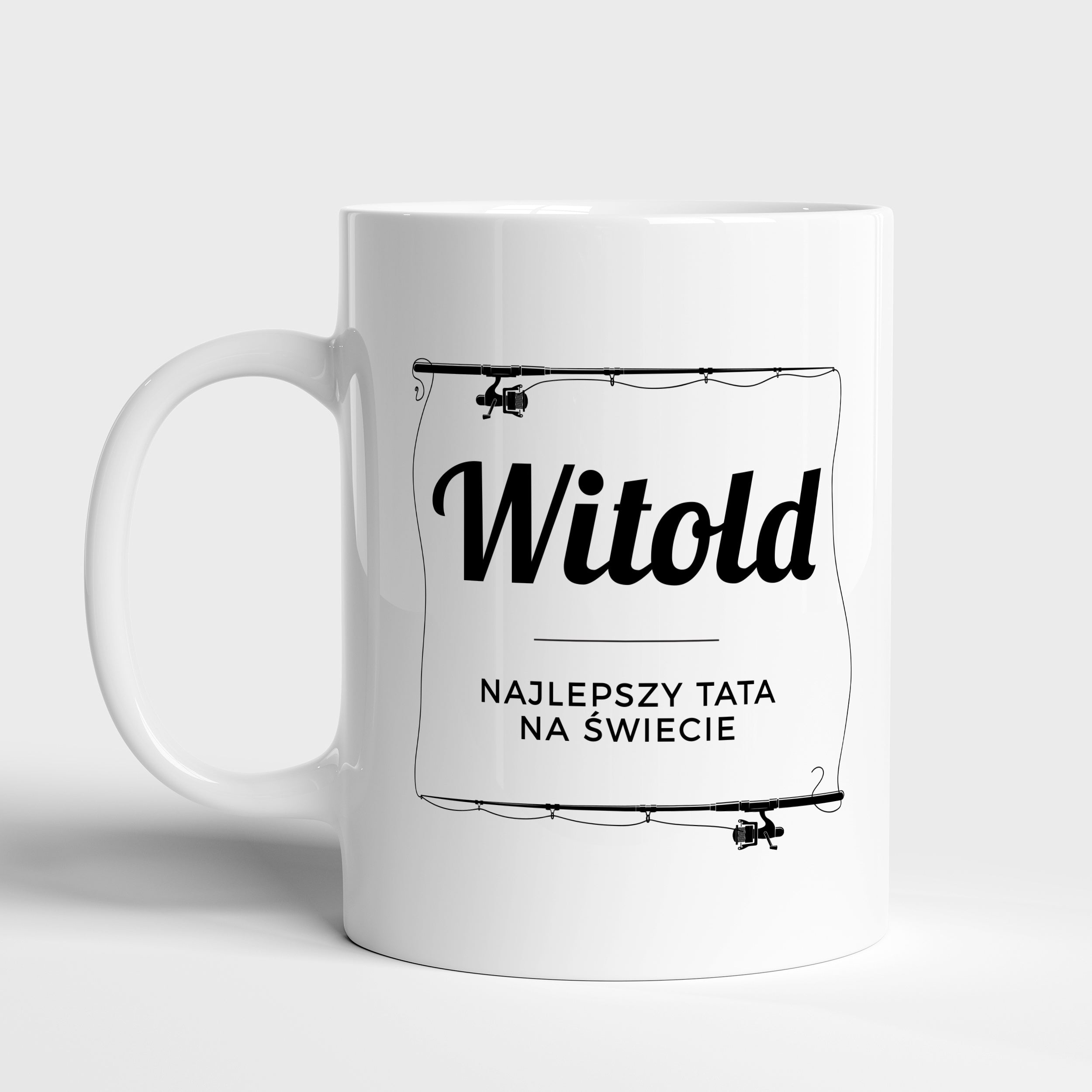 Kubek dla wędkarza - prezent dla taty wędkarza prezent na dzień ojca kubek z nadrukiem personalizowany kubek