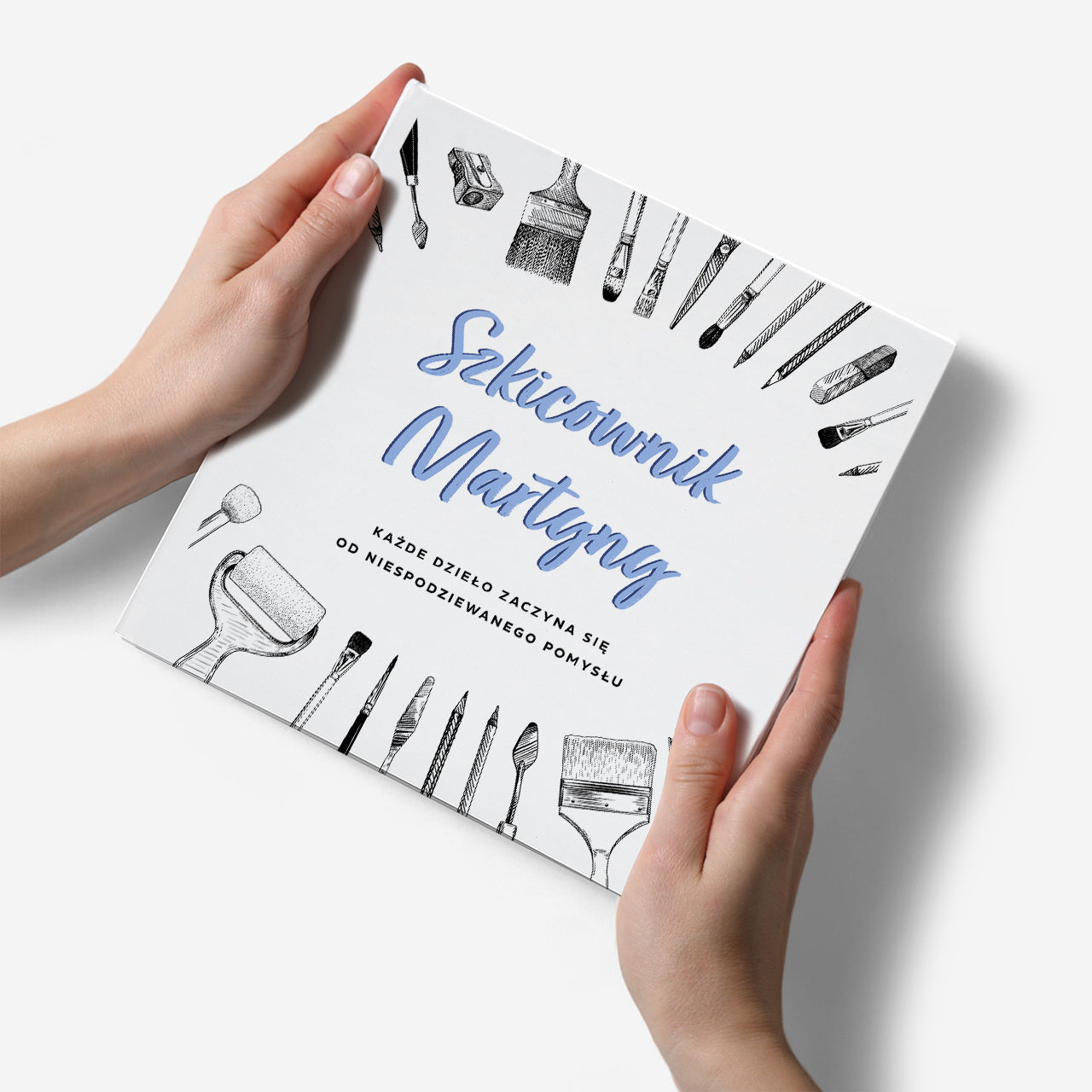 Szkicownik z personalizowaną okładką - artystyczny prezent