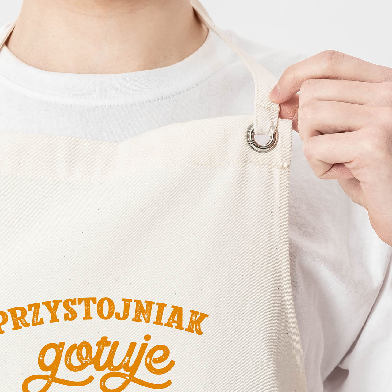 Fartuch dla męża - przystojniak gotuje