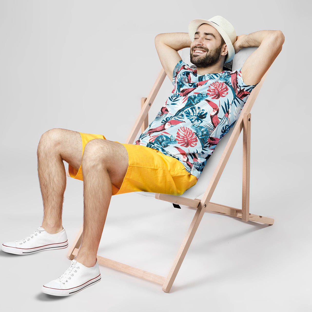 Prezent dla pary ogrodników - leżaki personalizowane Szefowie ogrodu leżaki z nadrukiem prezent dla działkowców