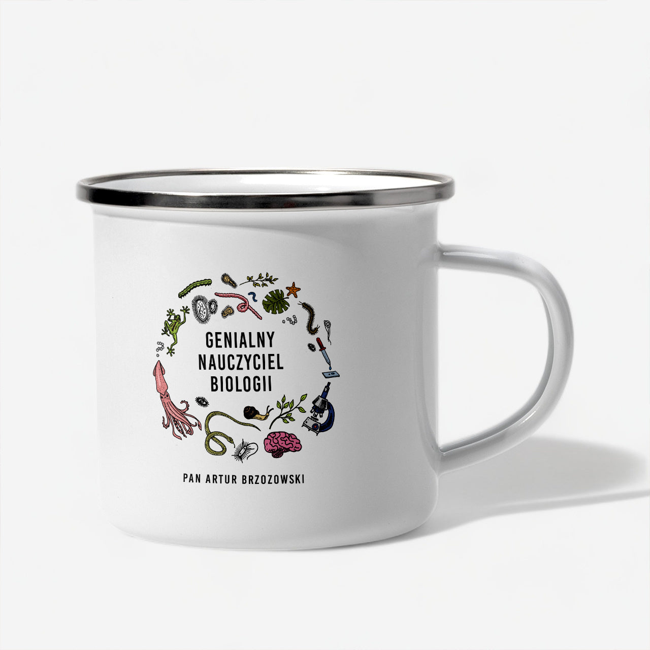Personalizowany kubek na prezent dla nauczyciela biologii