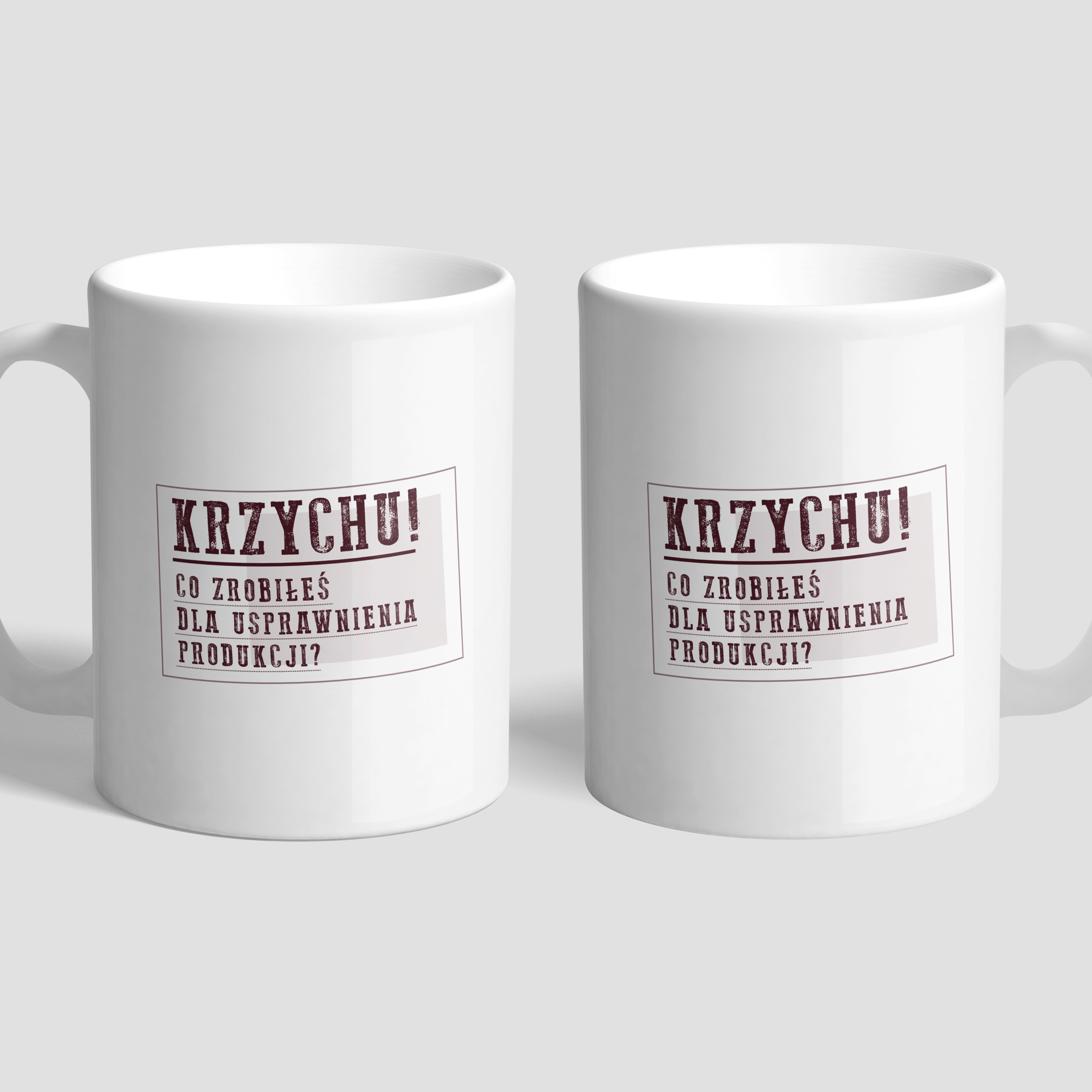 Personalizowany kubek pracownika - prezent w stylu PRL