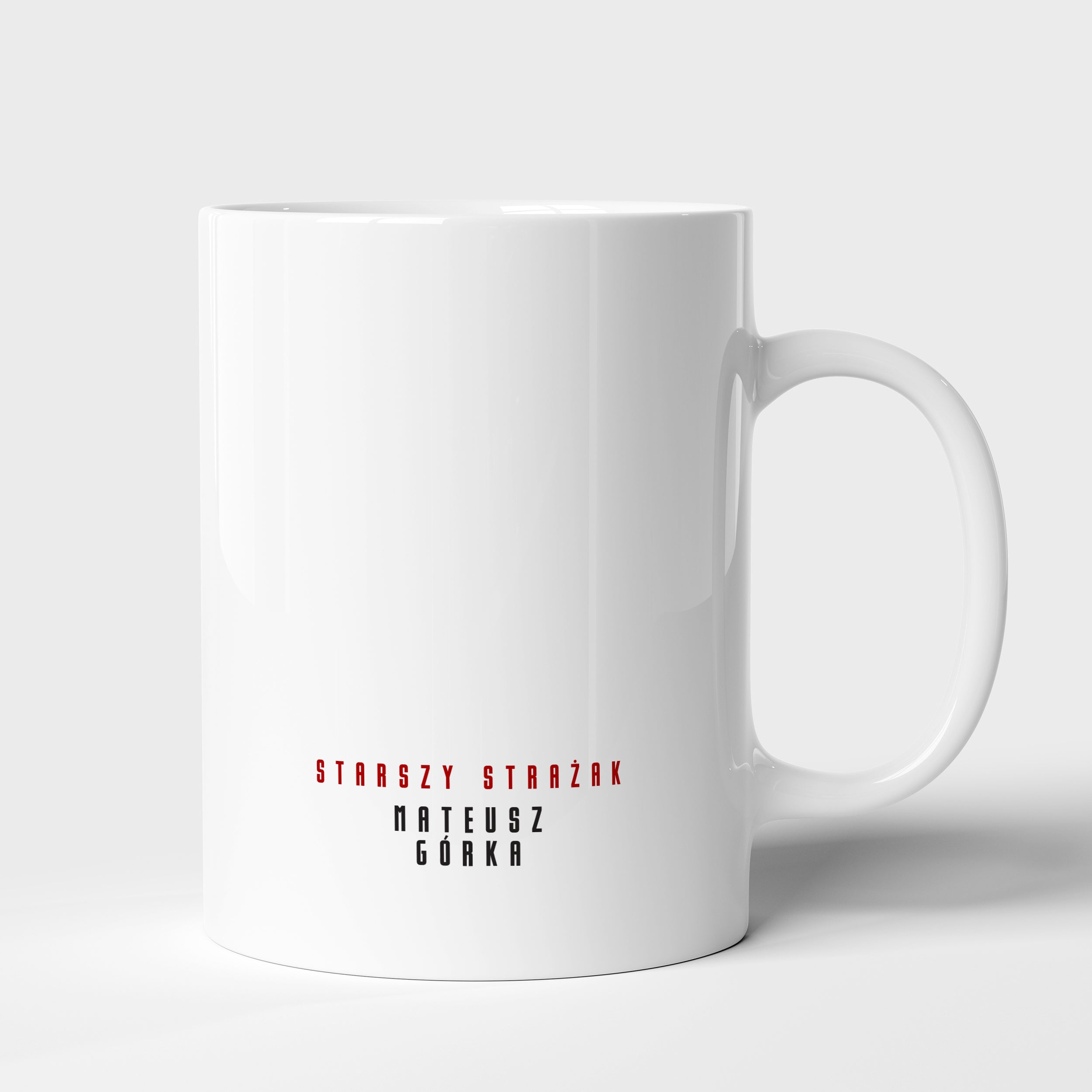 Kubek z nadrukiem na prezent dla strażaka kubek personalizowany kubek strażaka kubek z grawerem