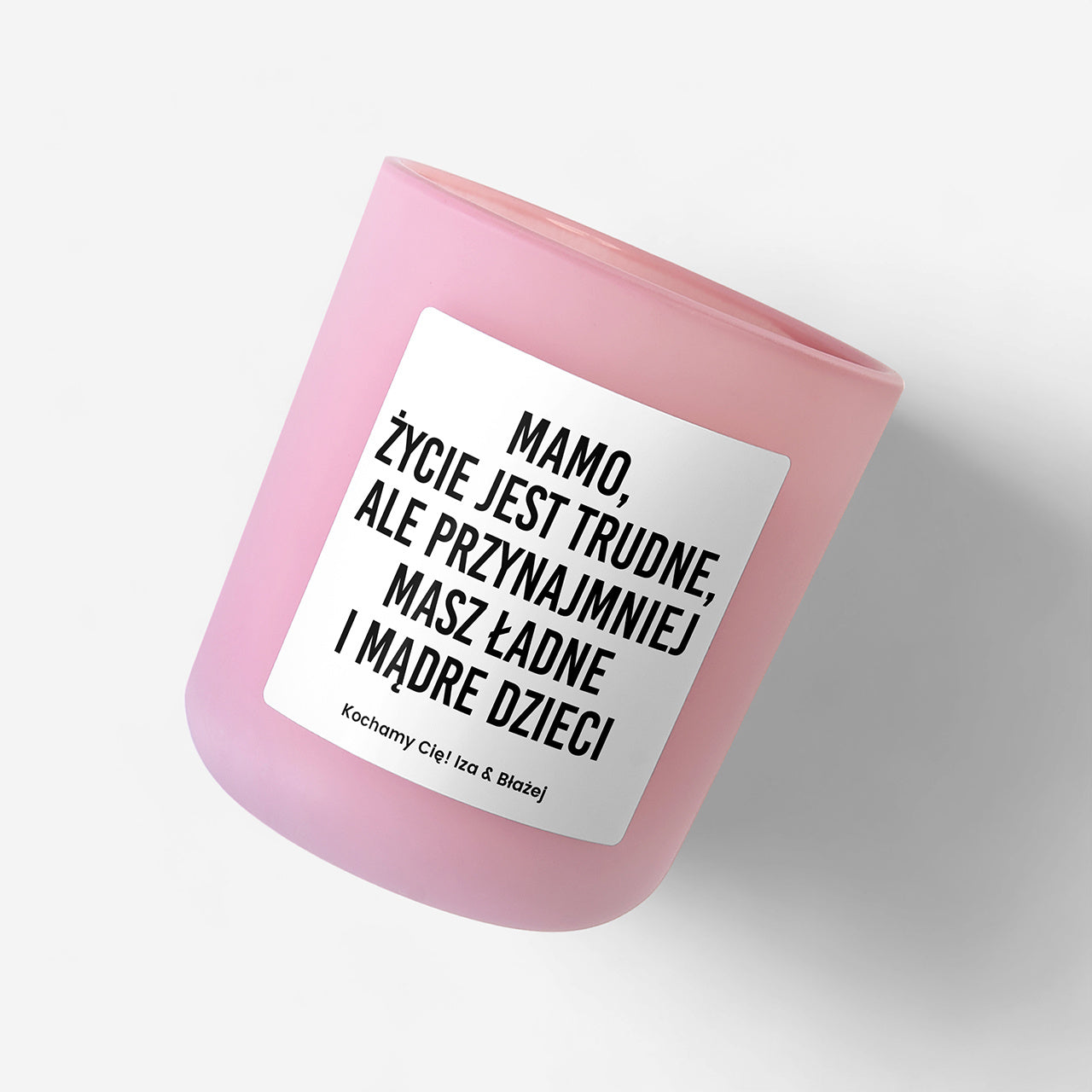 Świeca zapachowa dla mamy - śmieszny prezent dla mamy