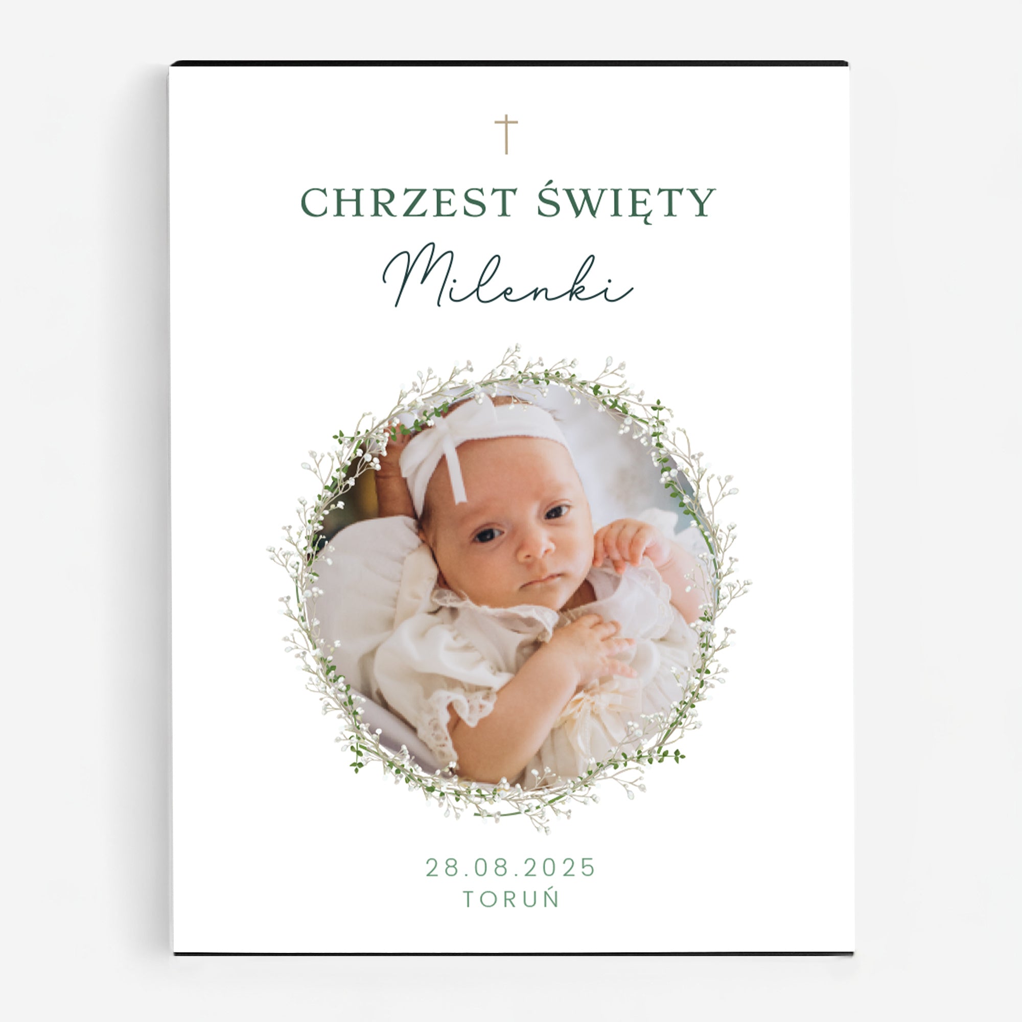 Personalizowane praliny PODZIĘKOWANIA DLA CHRZESTNYCH NA CHRZEST