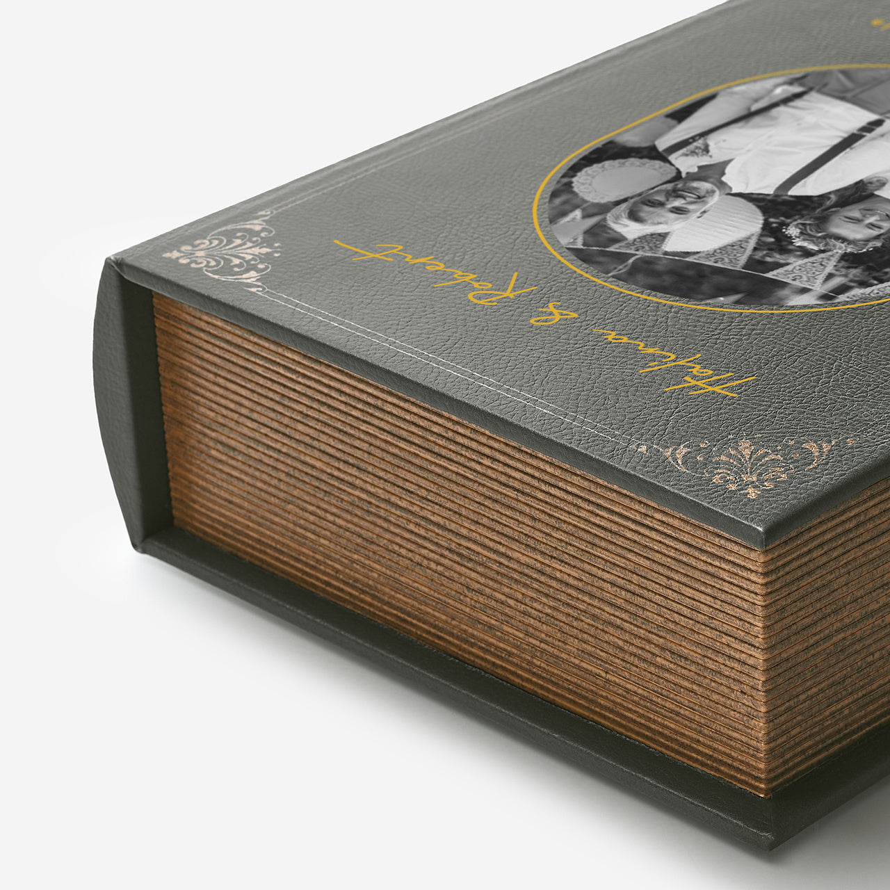 Personalizowane pudełko na zdjęcia z Rocznicy Ślubu pudełko do przechowywania zdjęć prezent na Rocznicę Ślubu