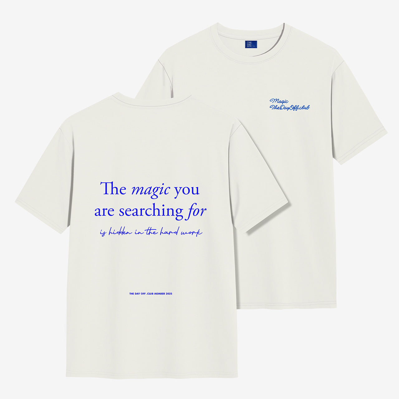 Personalizowana koszulka TheDayOff Hard Work Magic - S