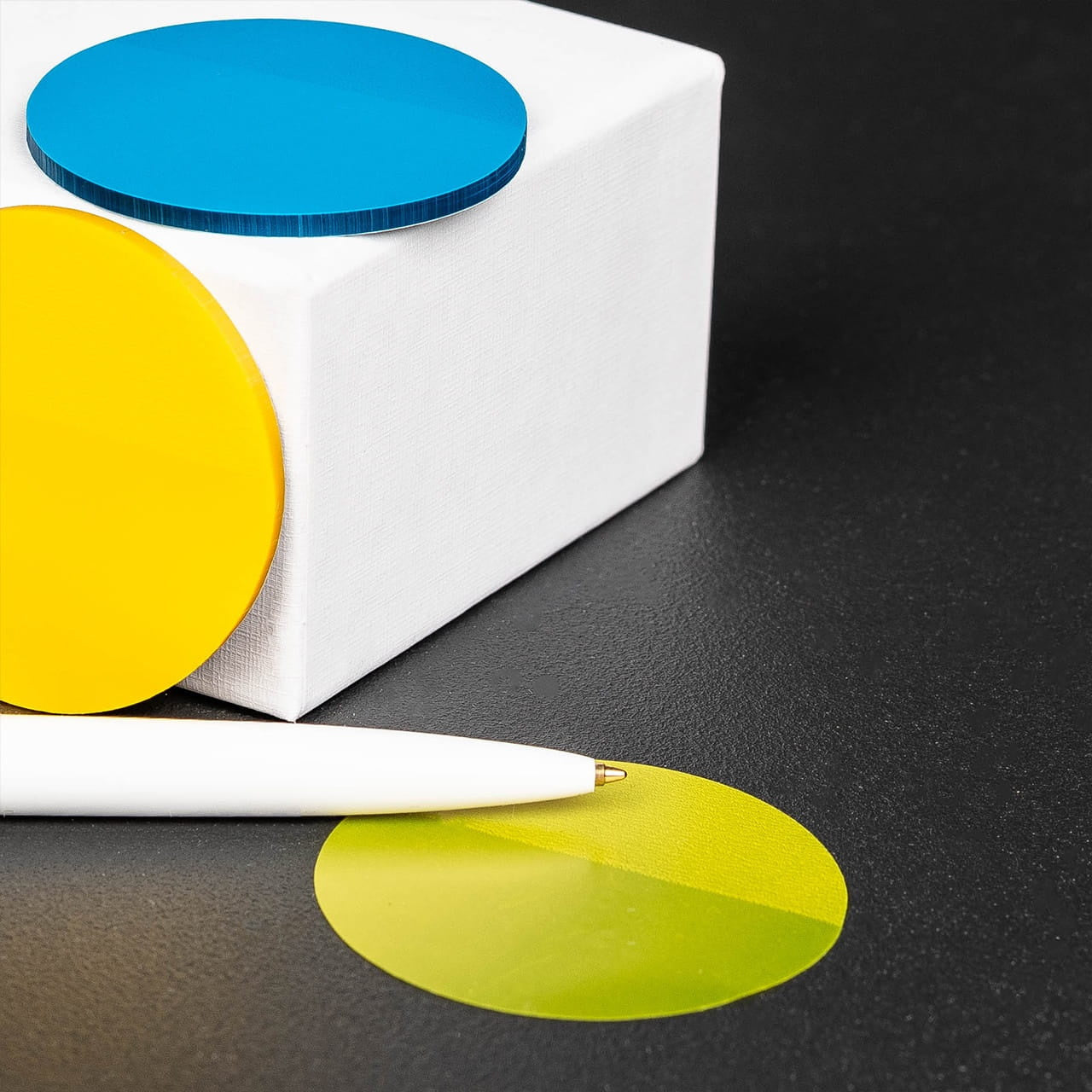 Bloczek karteczek CMYK upominek dla grafika karteczki samoprzylepne prezent dla kolegi z pracy