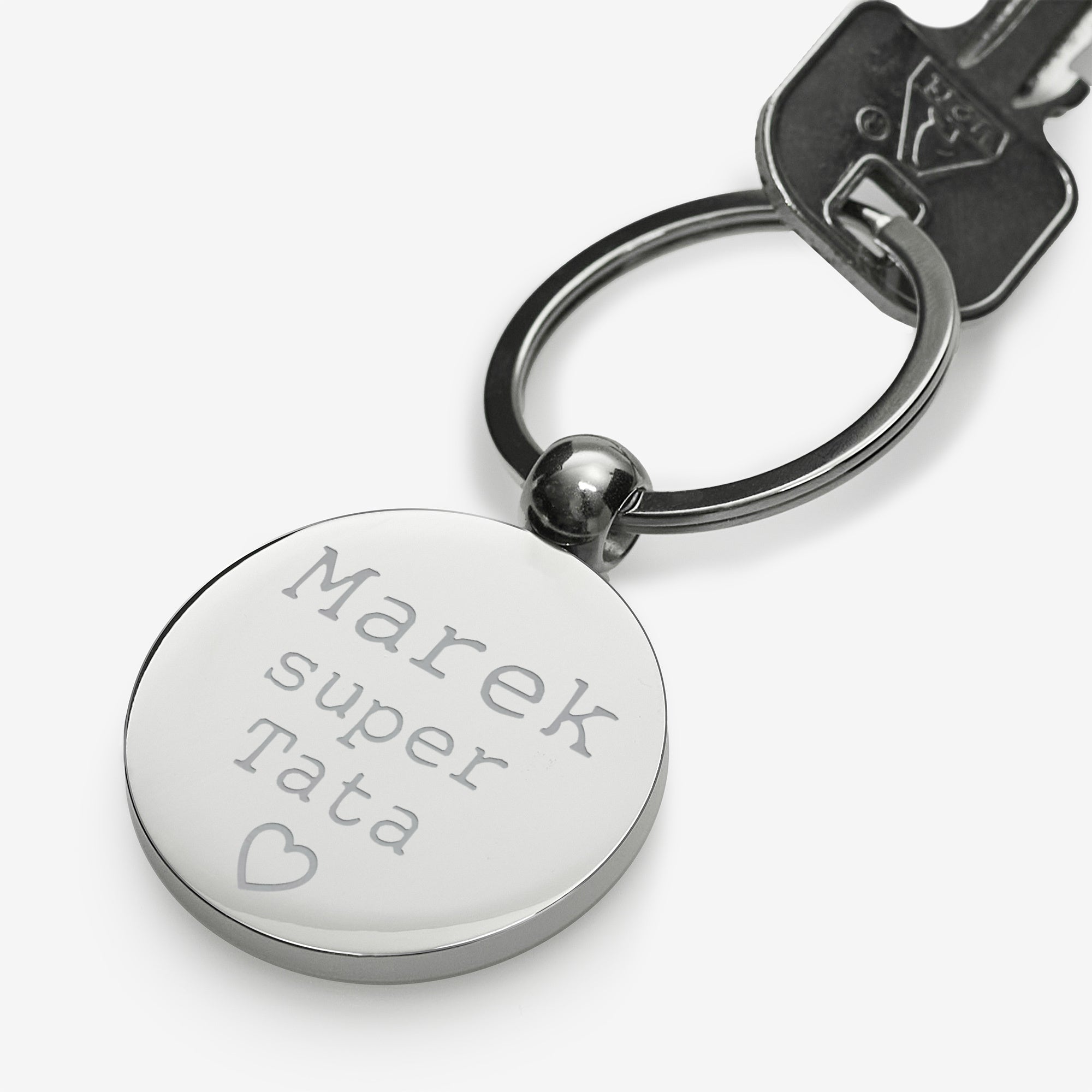 Breloczek dla taty - Supertata upominek na dzień taty brelok dla taty z grawerem