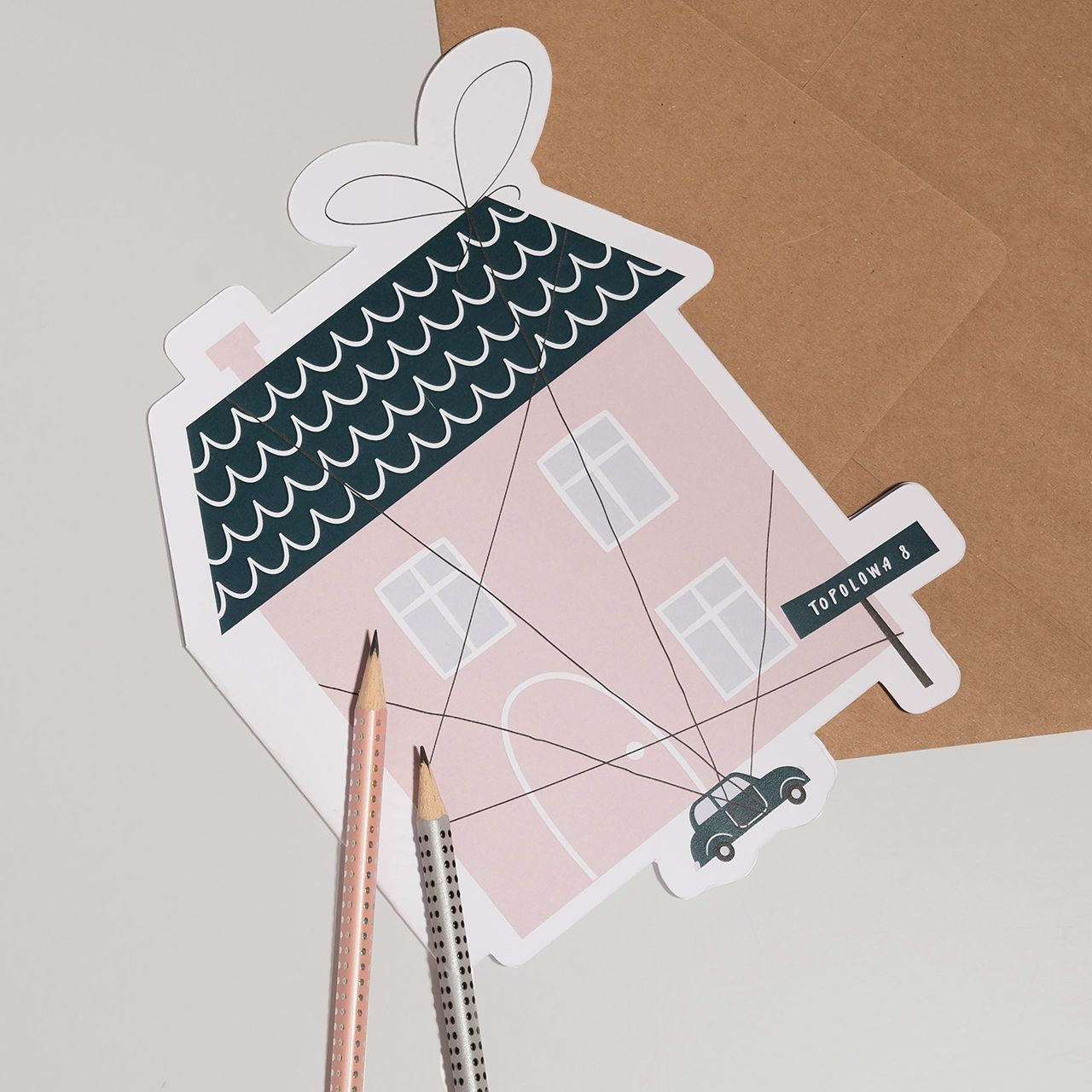 Personalizowana kartka na parapetówkę - Nowy adres