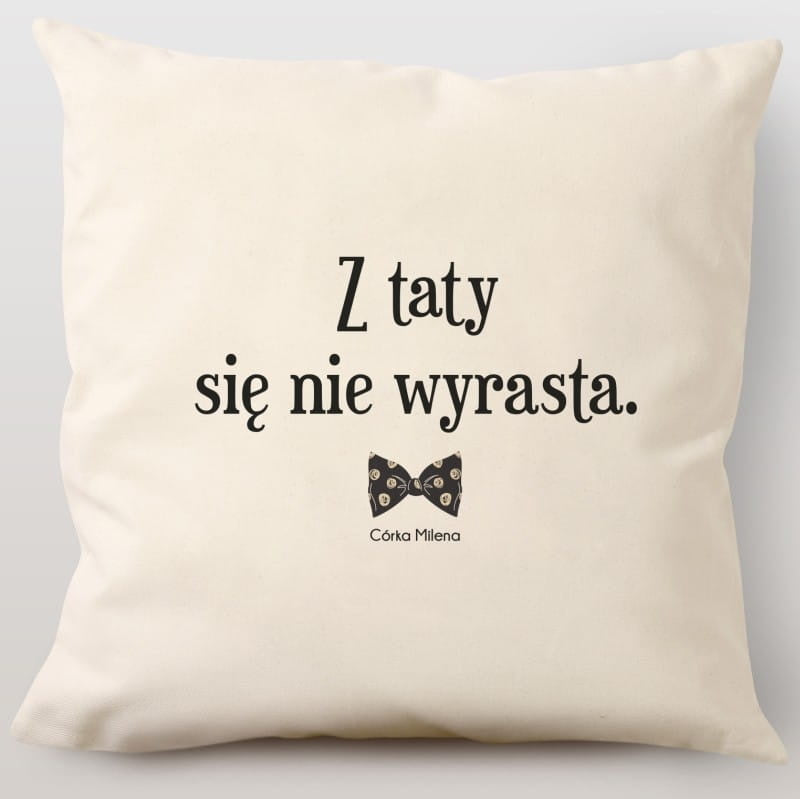 Personalizowana poduszka na Dzień Ojca poduszka dla taty prezent dla taty prezent na dzień taty
