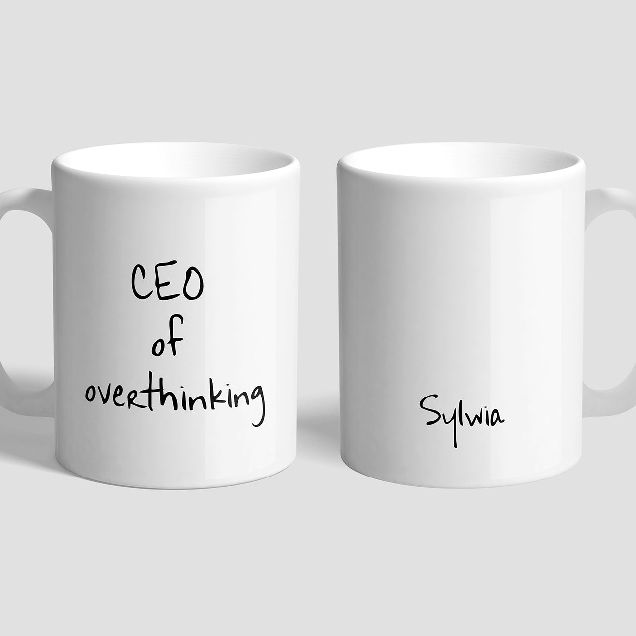 Personalizowany kubek - CEO of overthinking - śmieszny prezent dla szefa