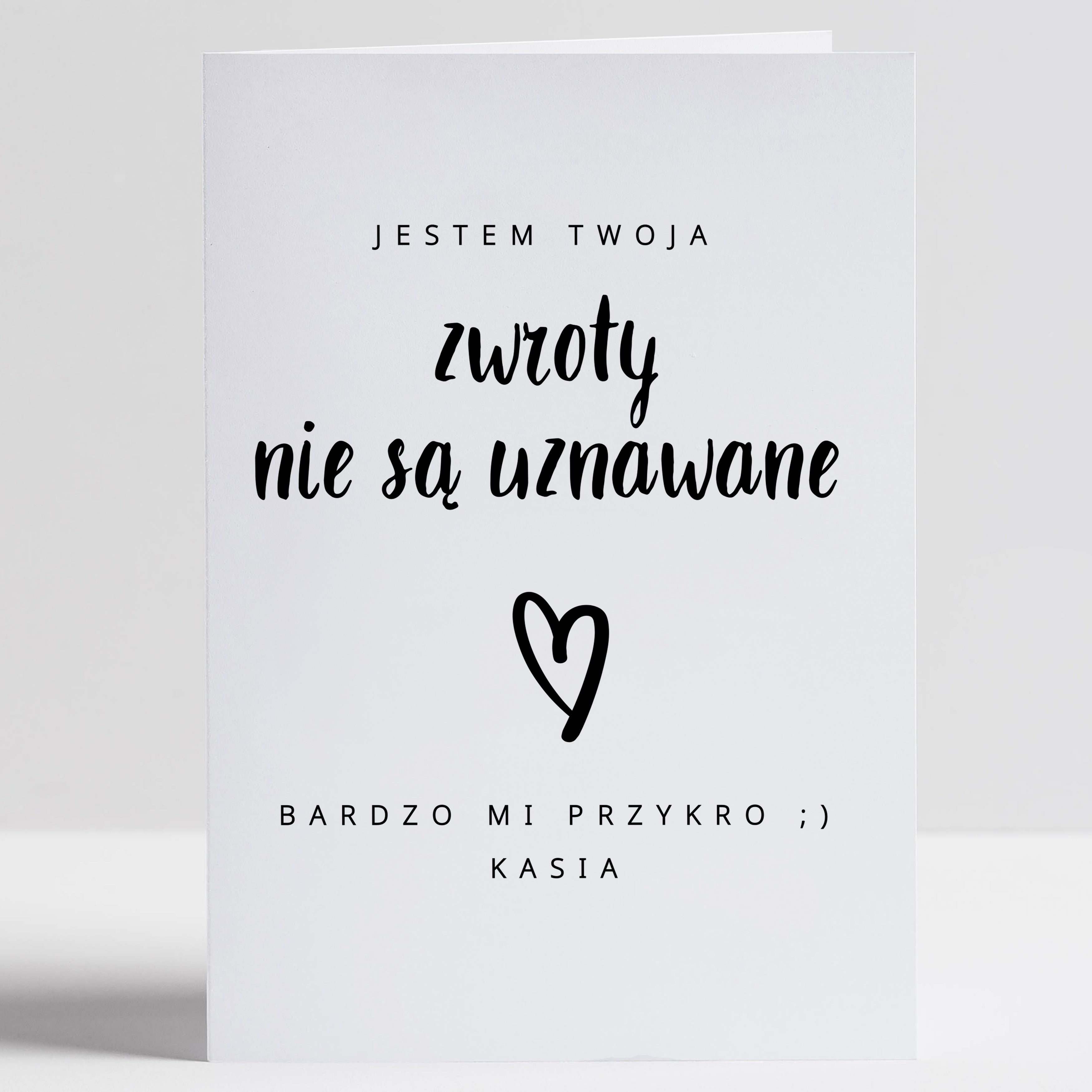 Śmieszna kartka na walentynki - życzenia walentynkowe na wesoło