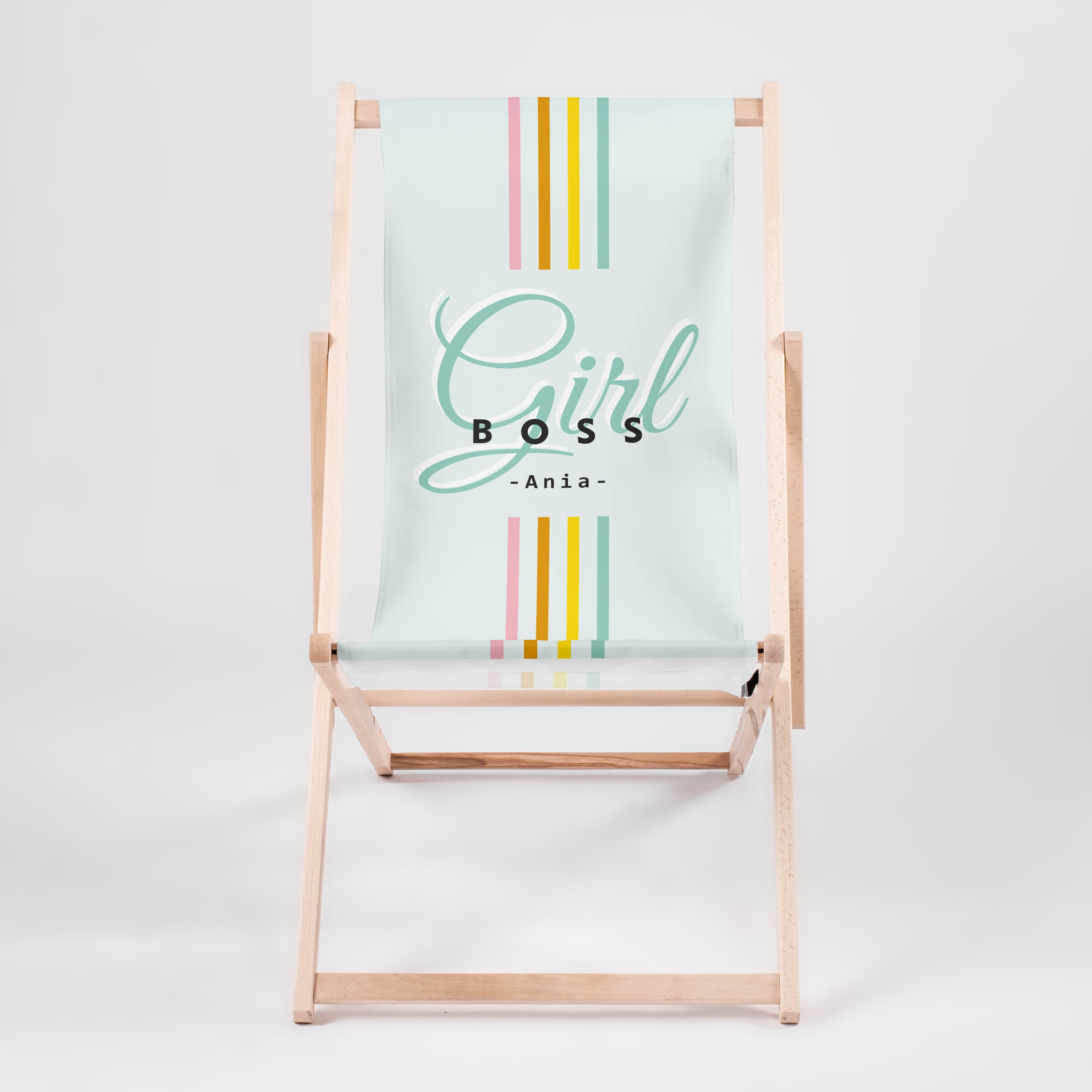 Leżak personalizowany na prezent dla przyjaciółki leżak plażowy prezent dla najlepszej przyjaciółki