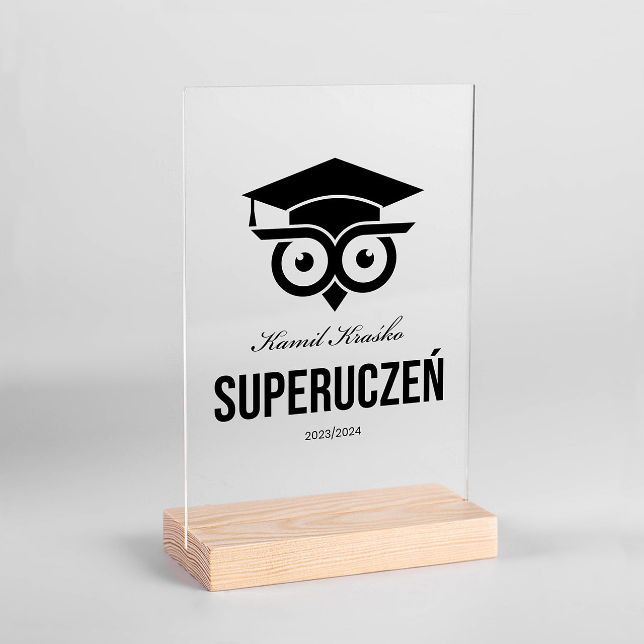 Statuetka dla ucznia - superuczeń