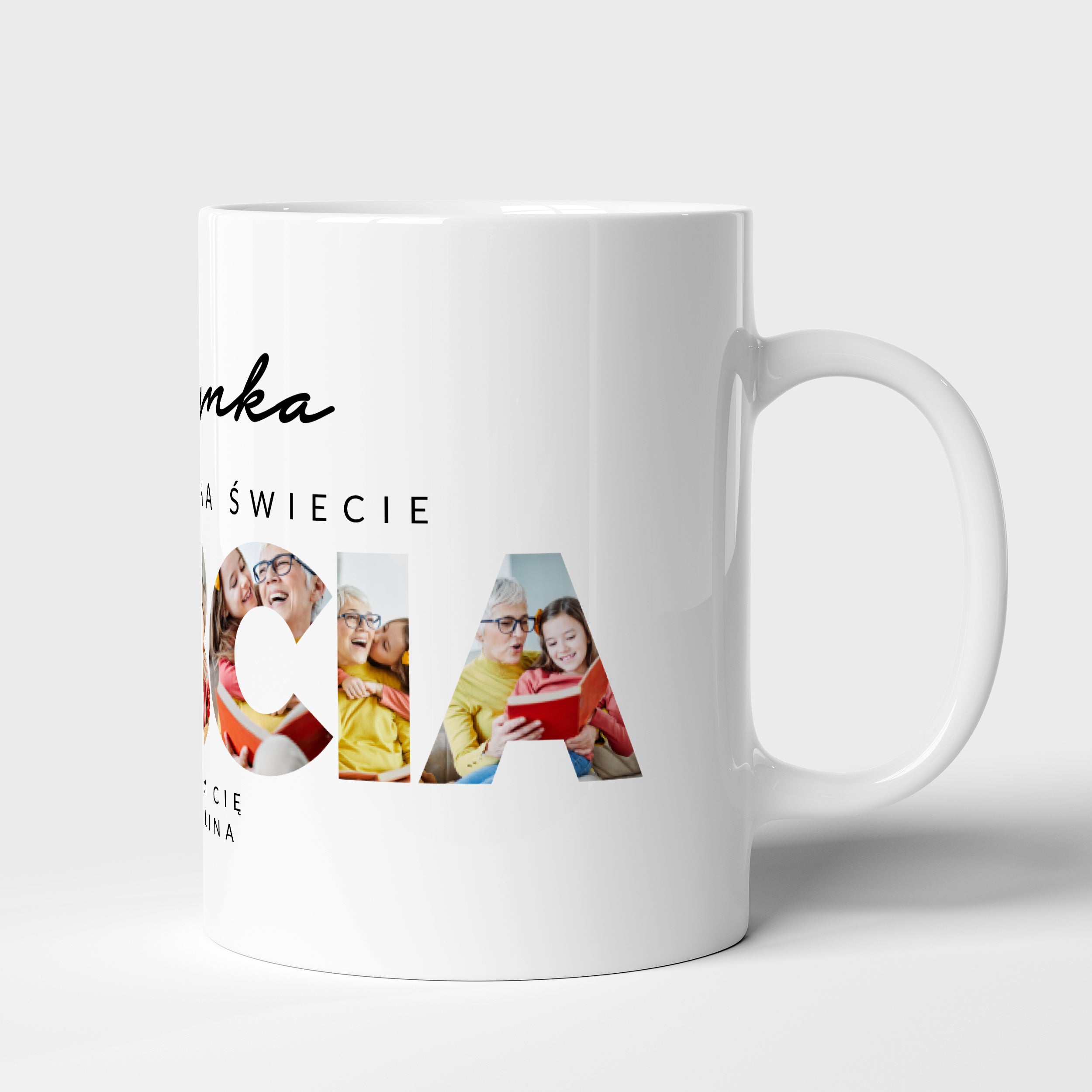 Kubek dla babci ze zdjęciem kubek na Dzień Babci prezent dla babci prezent na Dzień Babci