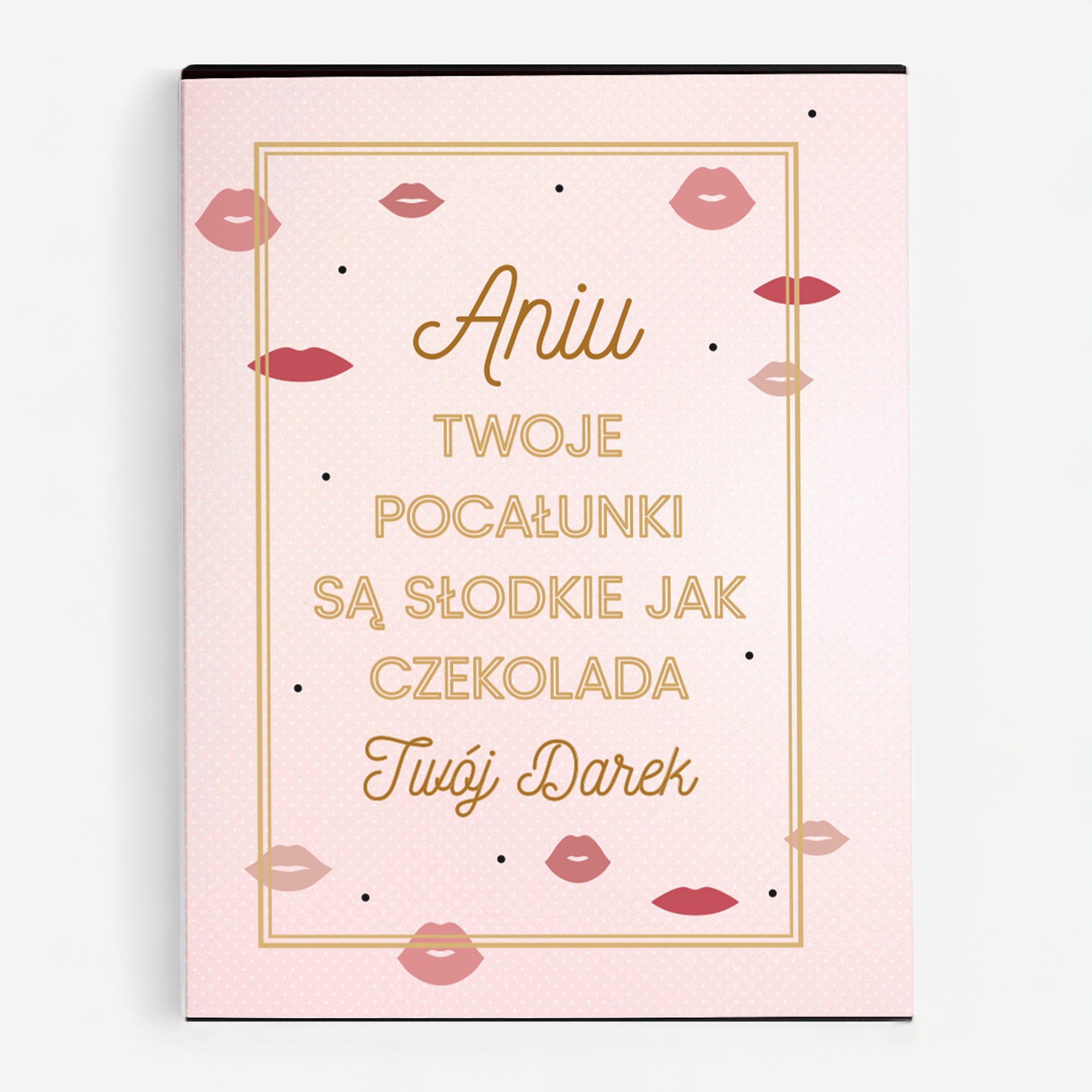 Czekoladki personalizowane na Walentynki czekoladki na walentynki prezent na walentynki