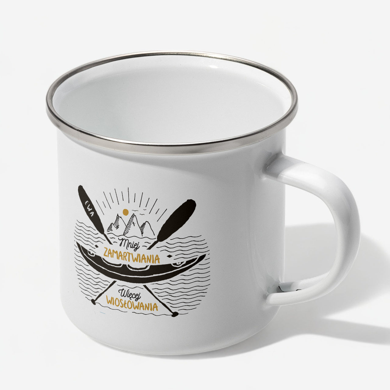 Personalizowany kubek- prezent dla kajakarza