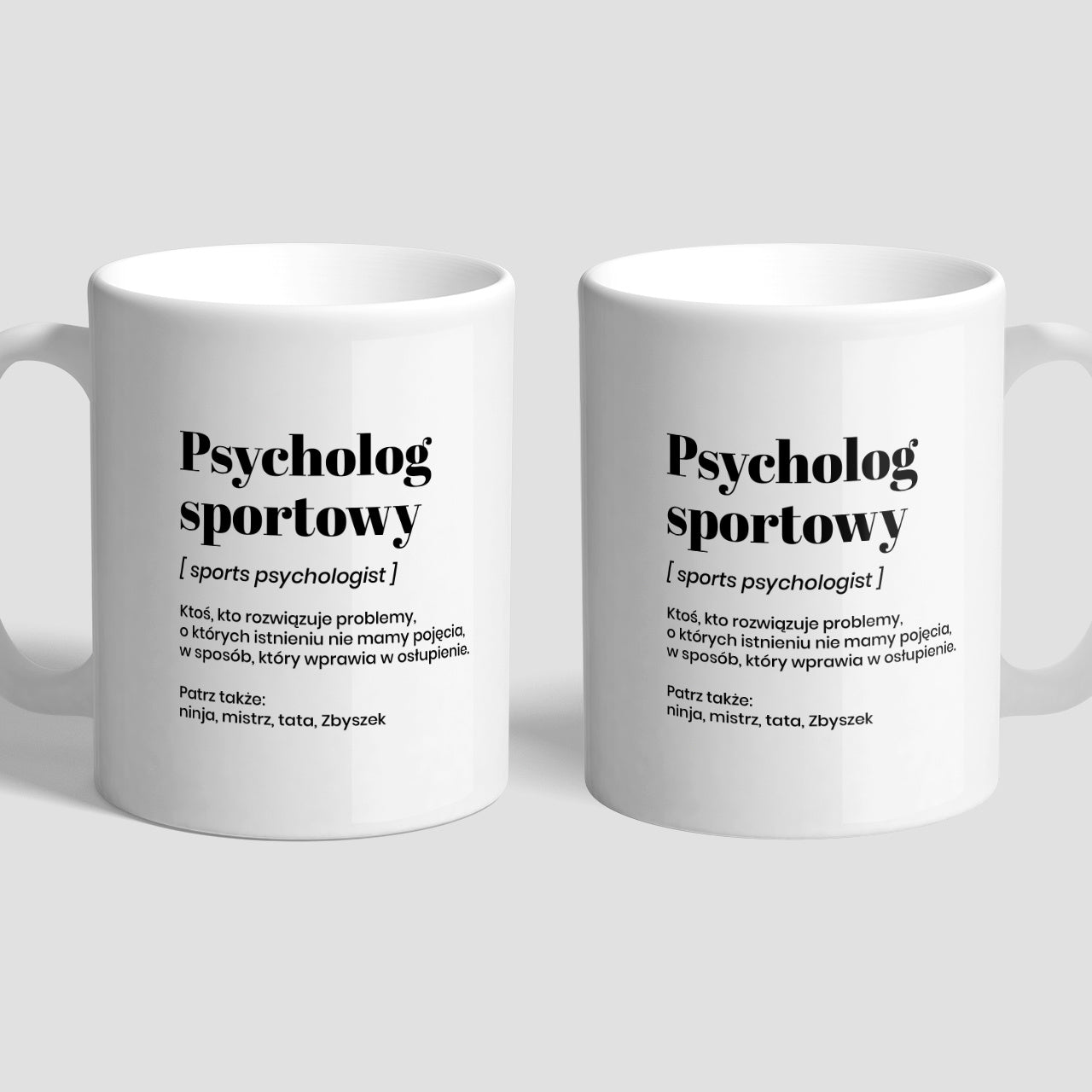 Personalizowany kubek dla psychologa sportowego
