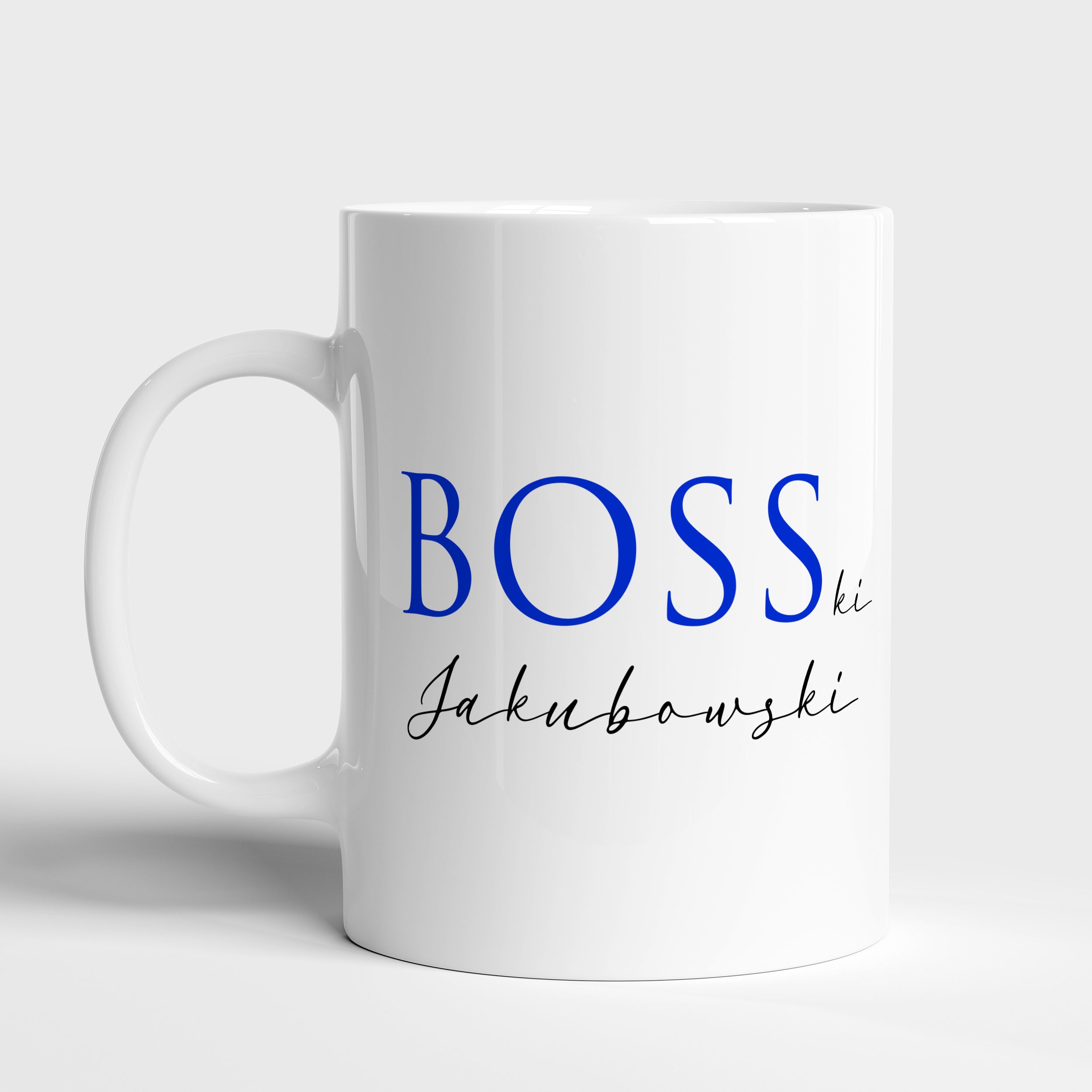 Śmieszny kubek dla prezesa - BOSSki