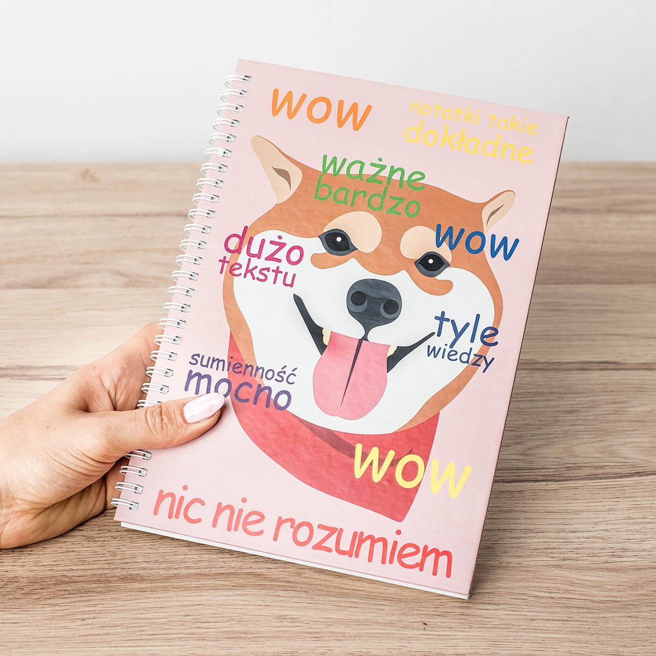 Personalizowany notatnik dla miłośnika psów - pieseł