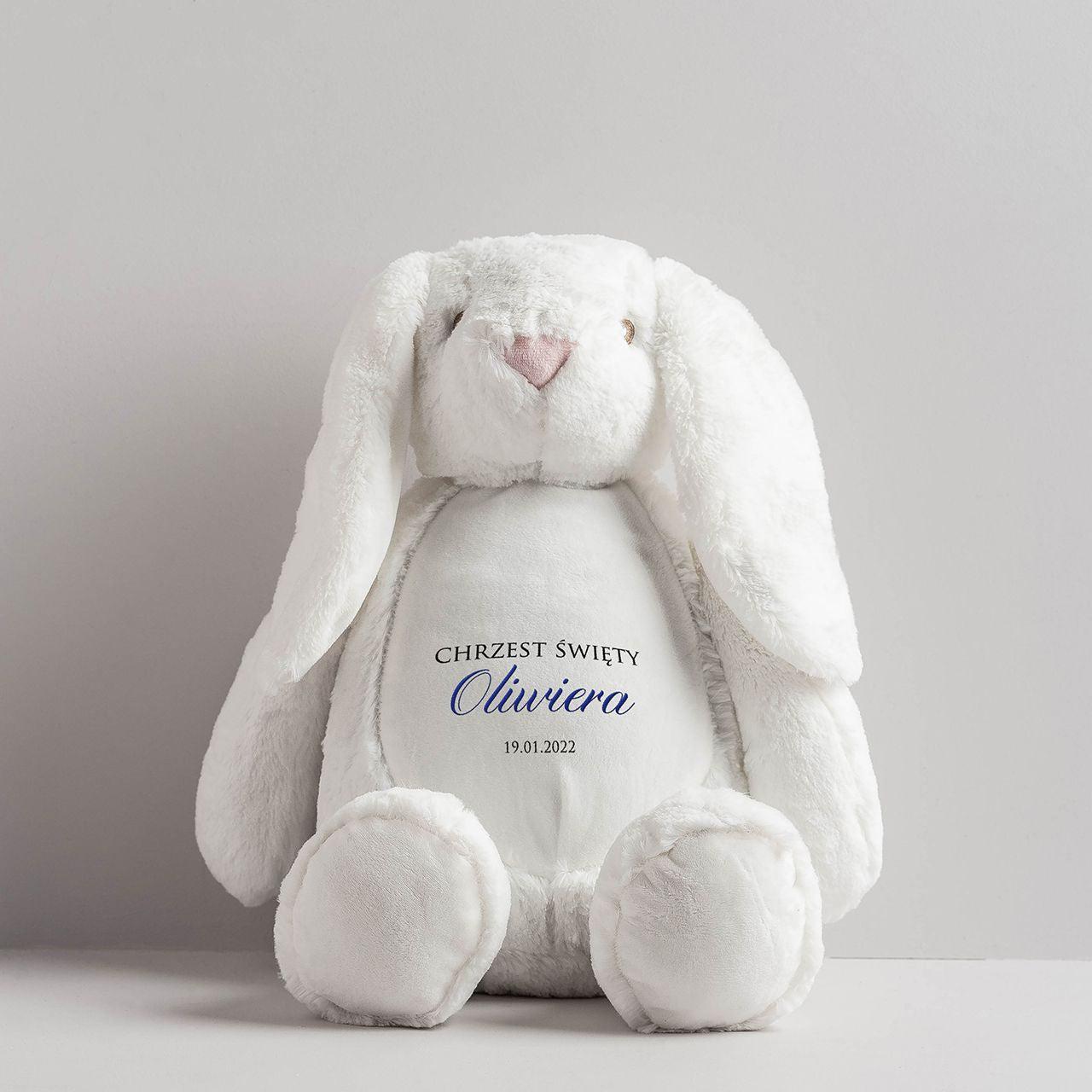 Maskotka z imieniem dla chłopca - pamiątka chrztu świętego maskotka na chrzest prezent na chrzest dla chłopca