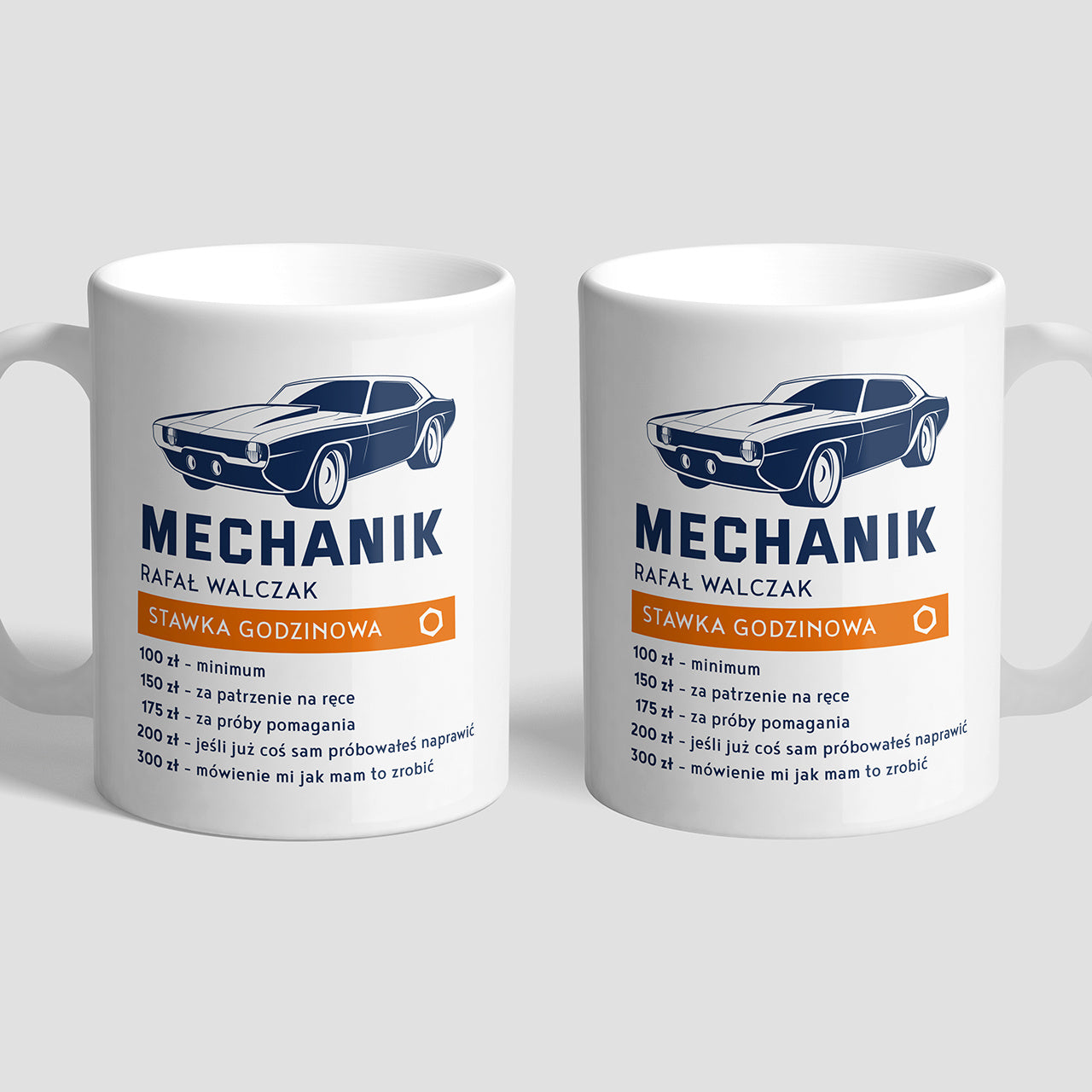 Kubek dla mechanika - Stawka Godzinowa